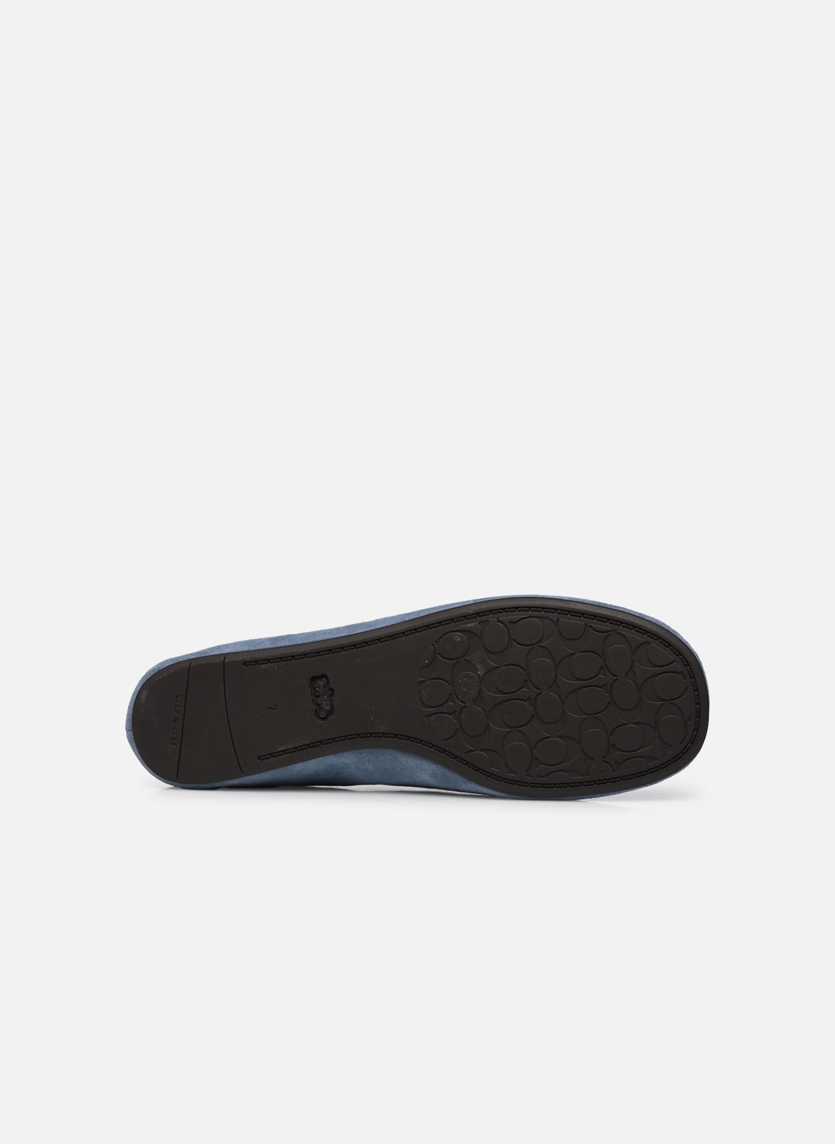Ballerines classiques Houston Suede Ballet Flat femme bleu Coach Ballerines classiques Houston Suede Ballet Flat femme bleu LIGHT DENIM