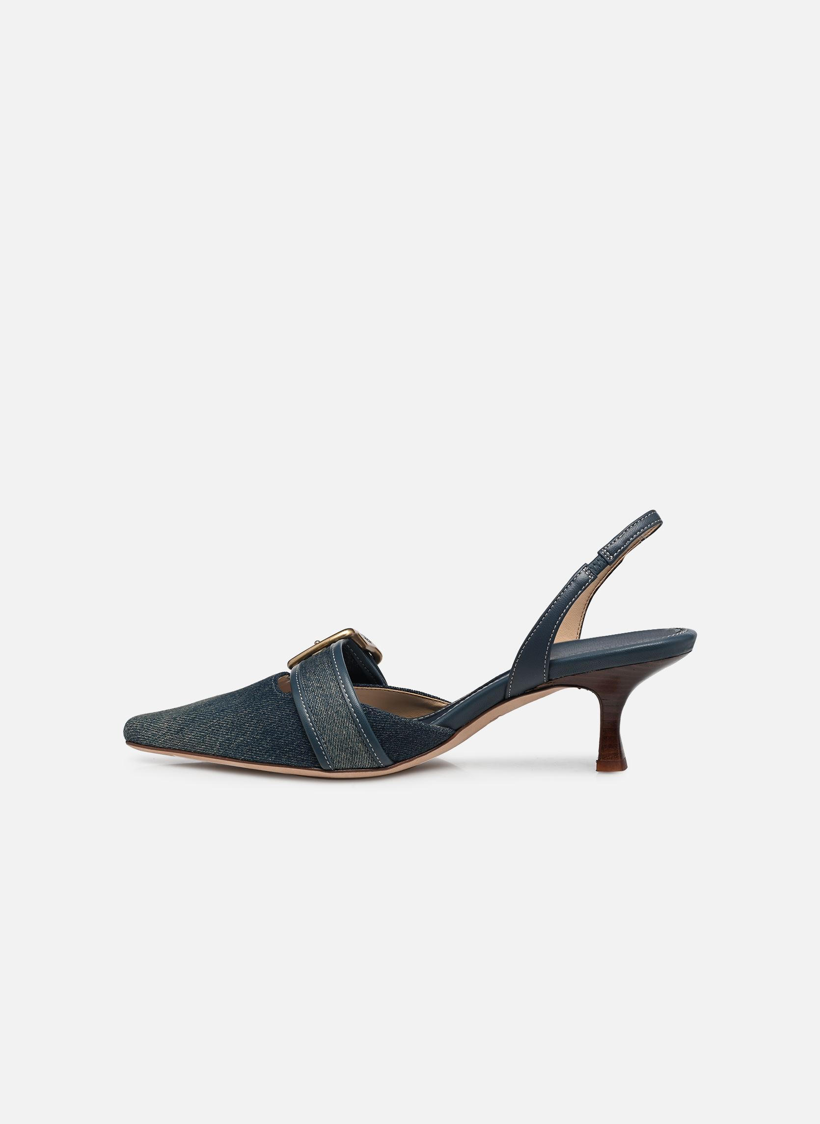 Slingback pumps Margot Loved Denim Slingback dames blauw Coach Slingback pumps Margot Loved Denim Slingback dames blauw DARK INDIGO