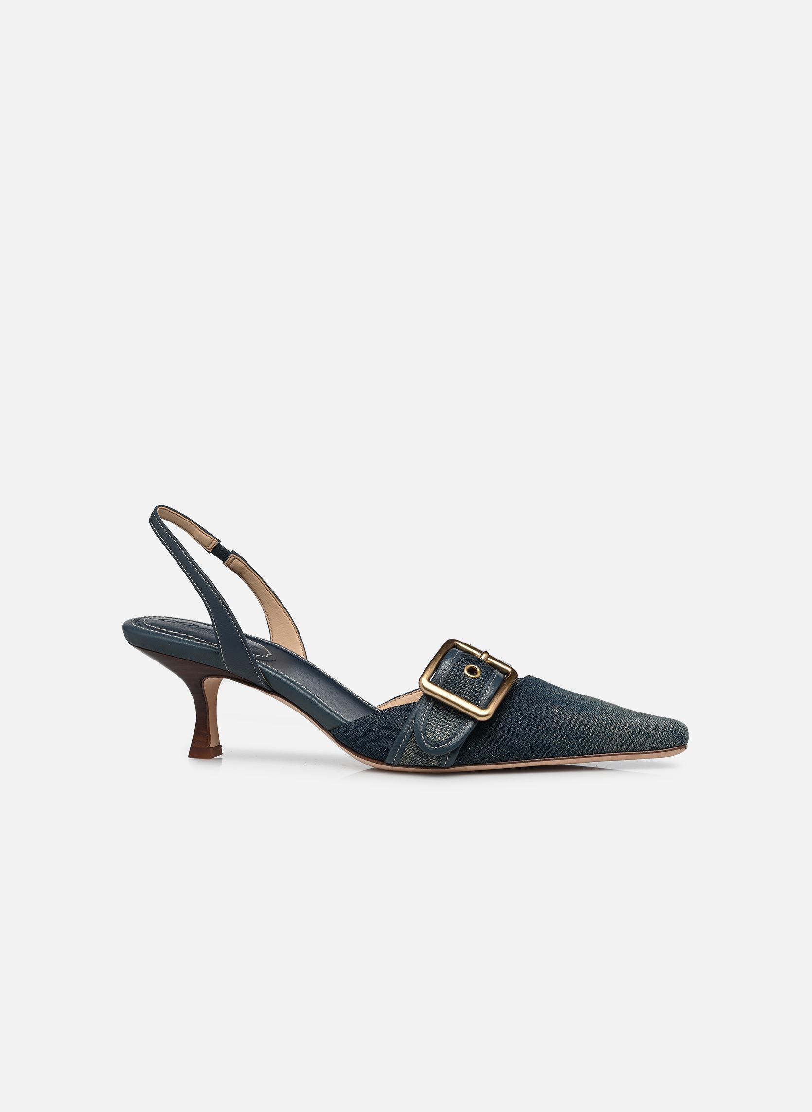 Slingback pumps Margot Loved Denim Slingback dames blauw Coach Slingback pumps Margot Loved Denim Slingback dames blauw DARK INDIGO