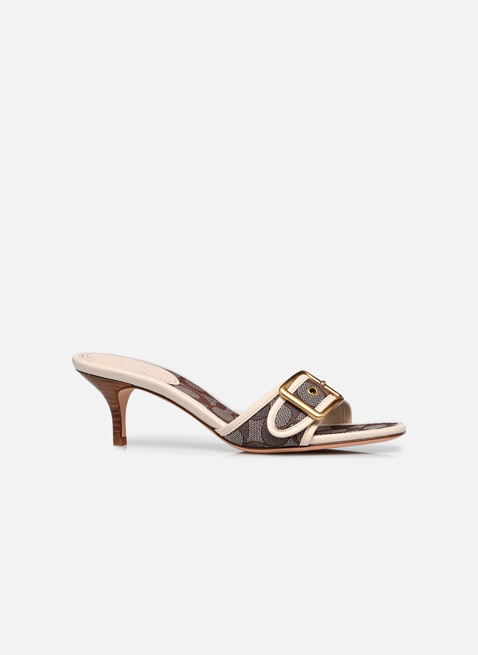 Sandalen Margot Signature Jacquard Sandal dames beige Coach Sandalen Margot Signature Jacquard Sandal dames beige OAK/CHALK