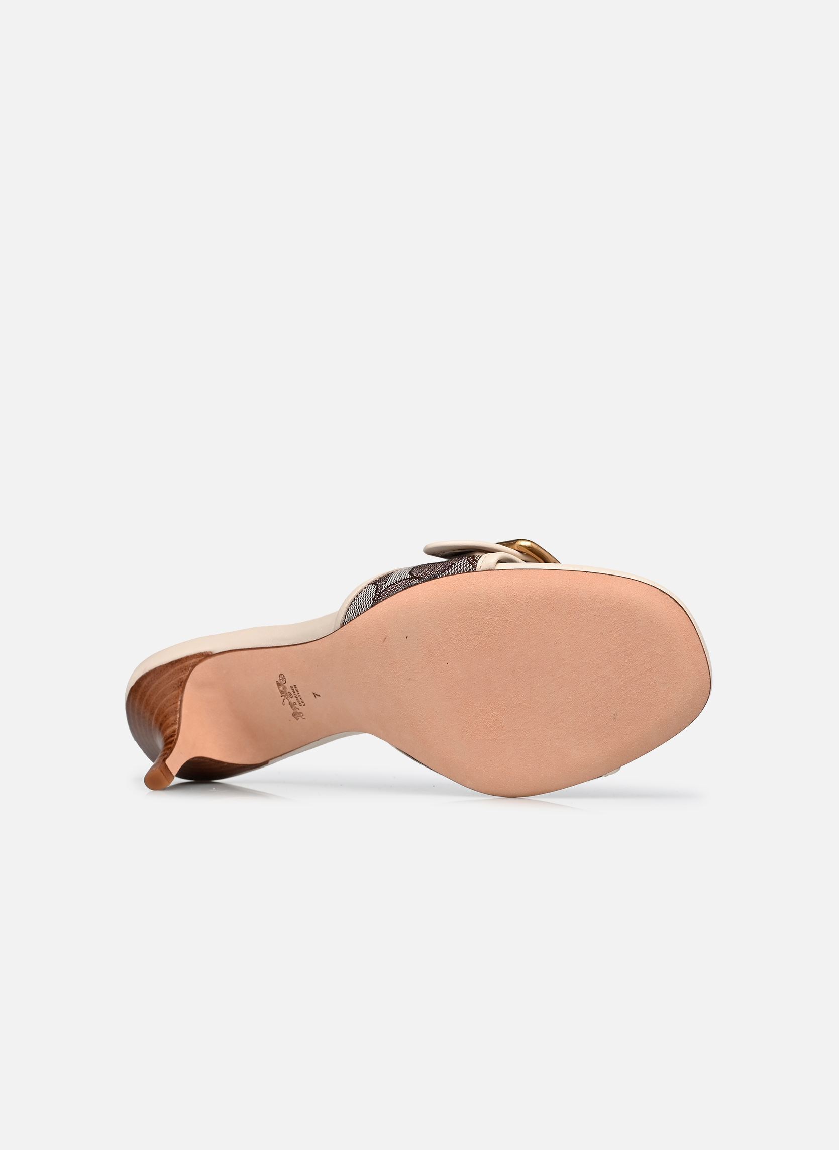 Sandalen Margot Signature Jacquard Sandal dames beige Coach Sandalen Margot Signature Jacquard Sandal dames beige OAK/CHALK