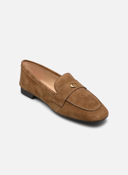 Coach Mocassins SCULPTED C SUEDE LOAFER dames bruin