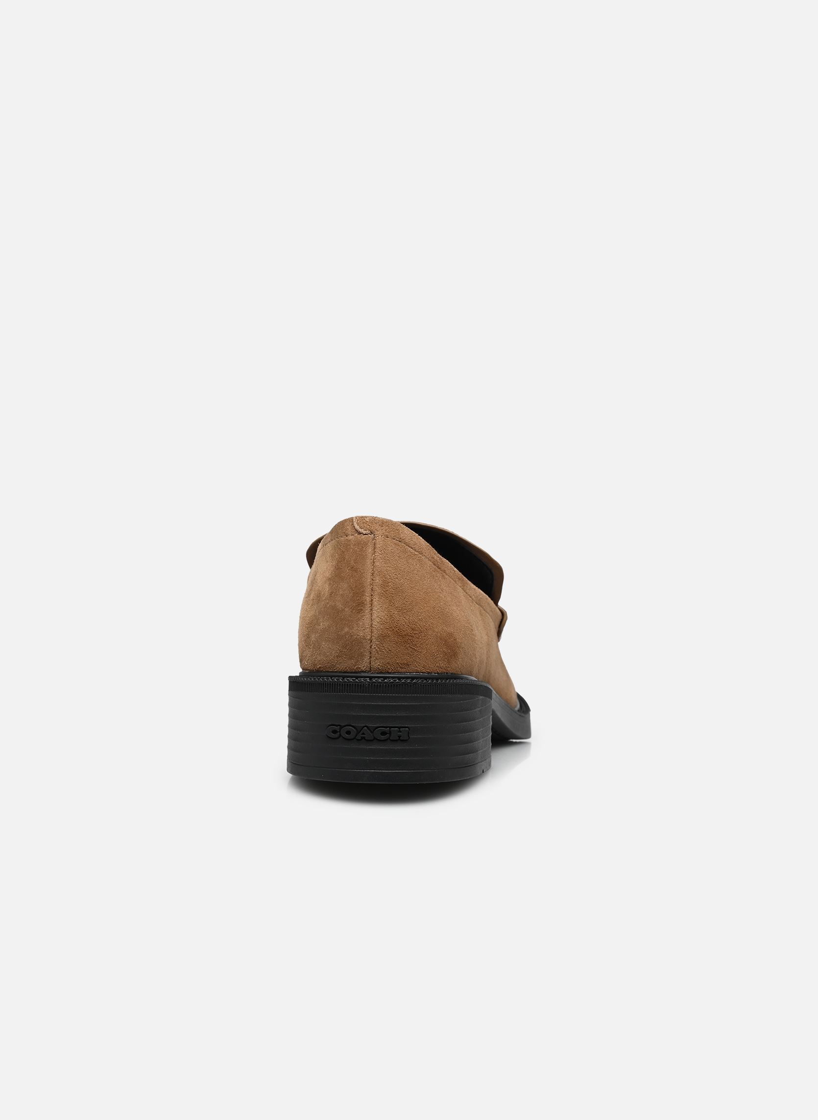 Mocassins Suede Penny Loafer dames bruin Coach Mocassins Suede Penny Loafer dames bruin COCONUT