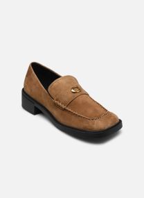 Mocassins Suede Penny Loafer dames bruin