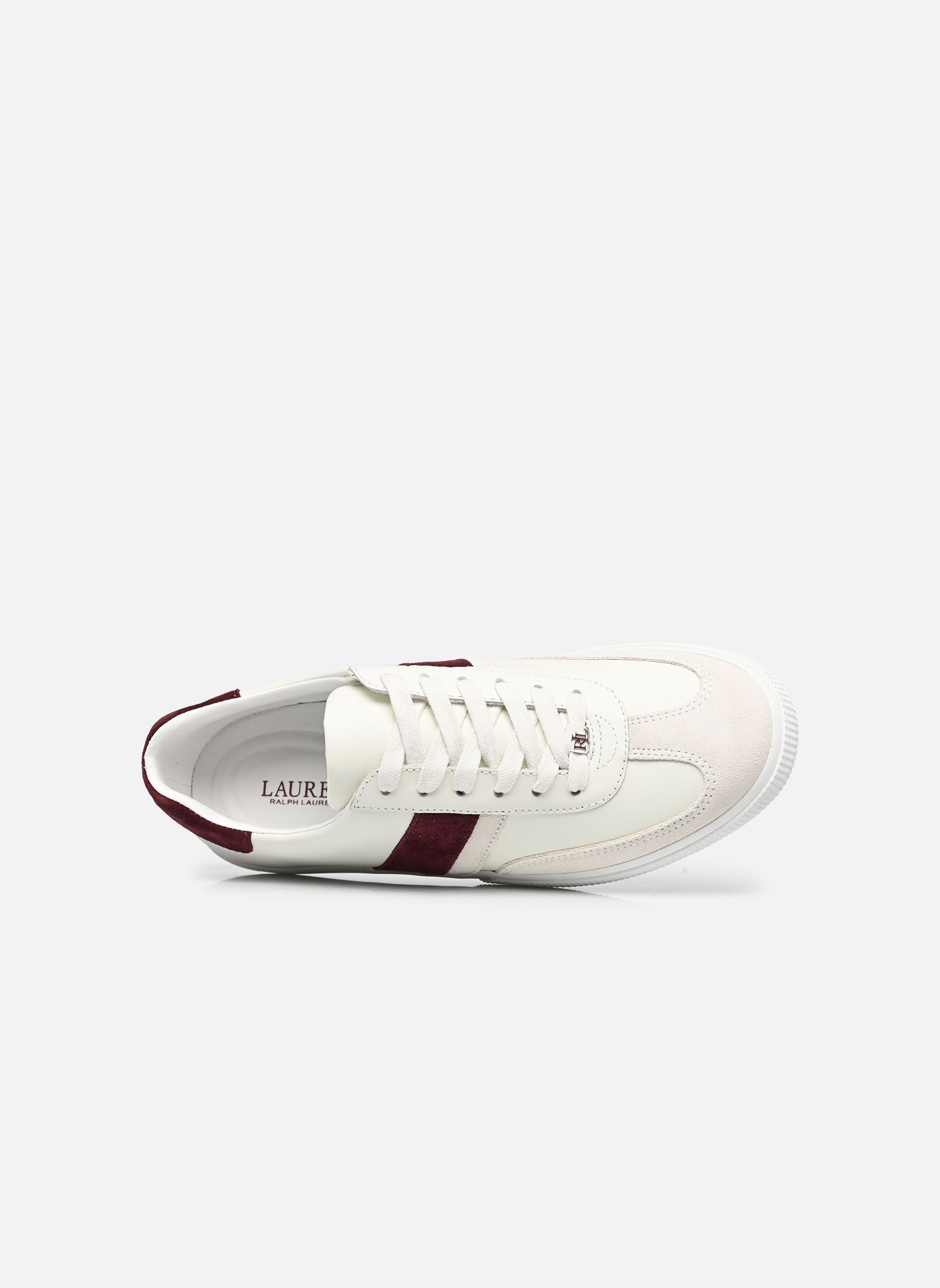 Sneaker Braylee-Sneakers-Low Top Lace damen weiß Lauren Ralph Lauren Sneaker Braylee-Sneakers-Low Top Lace damen weiß SNW WHT/BIANCO/DRK GARNET