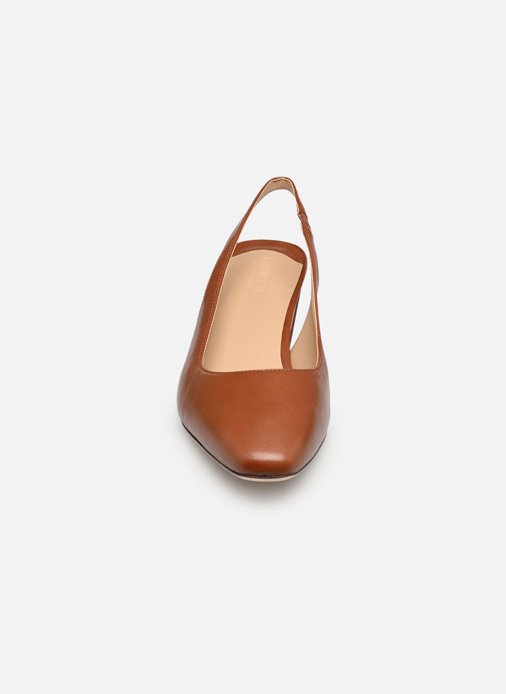 Escarpins à brides Klaire-Pumps-Slingback femme marron Lauren Ralph Lauren Escarpins à brides Klaire-Pumps-Slingback femme marron LAUREN TAN