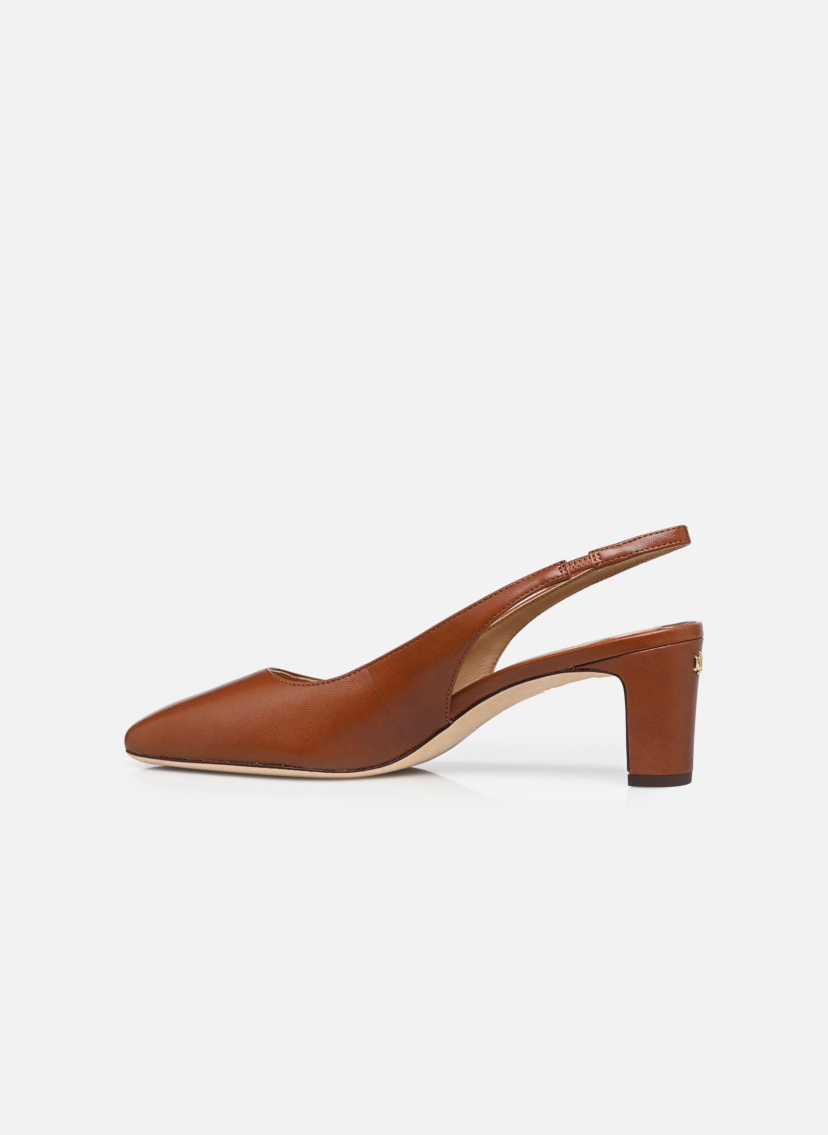 Escarpins à brides Klaire-Pumps-Slingback femme marron Lauren Ralph Lauren Escarpins à brides Klaire-Pumps-Slingback femme marron LAUREN TAN
