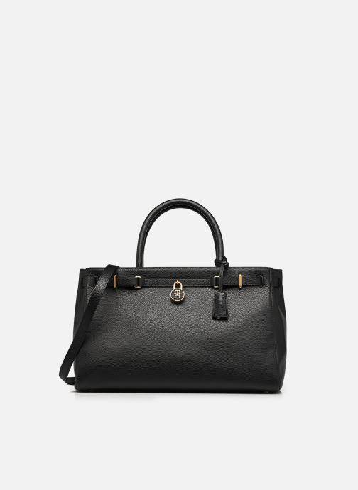 Tommy Hilfiger Sacs à main AMERICAN ICON TOTE LEATHER femme noir