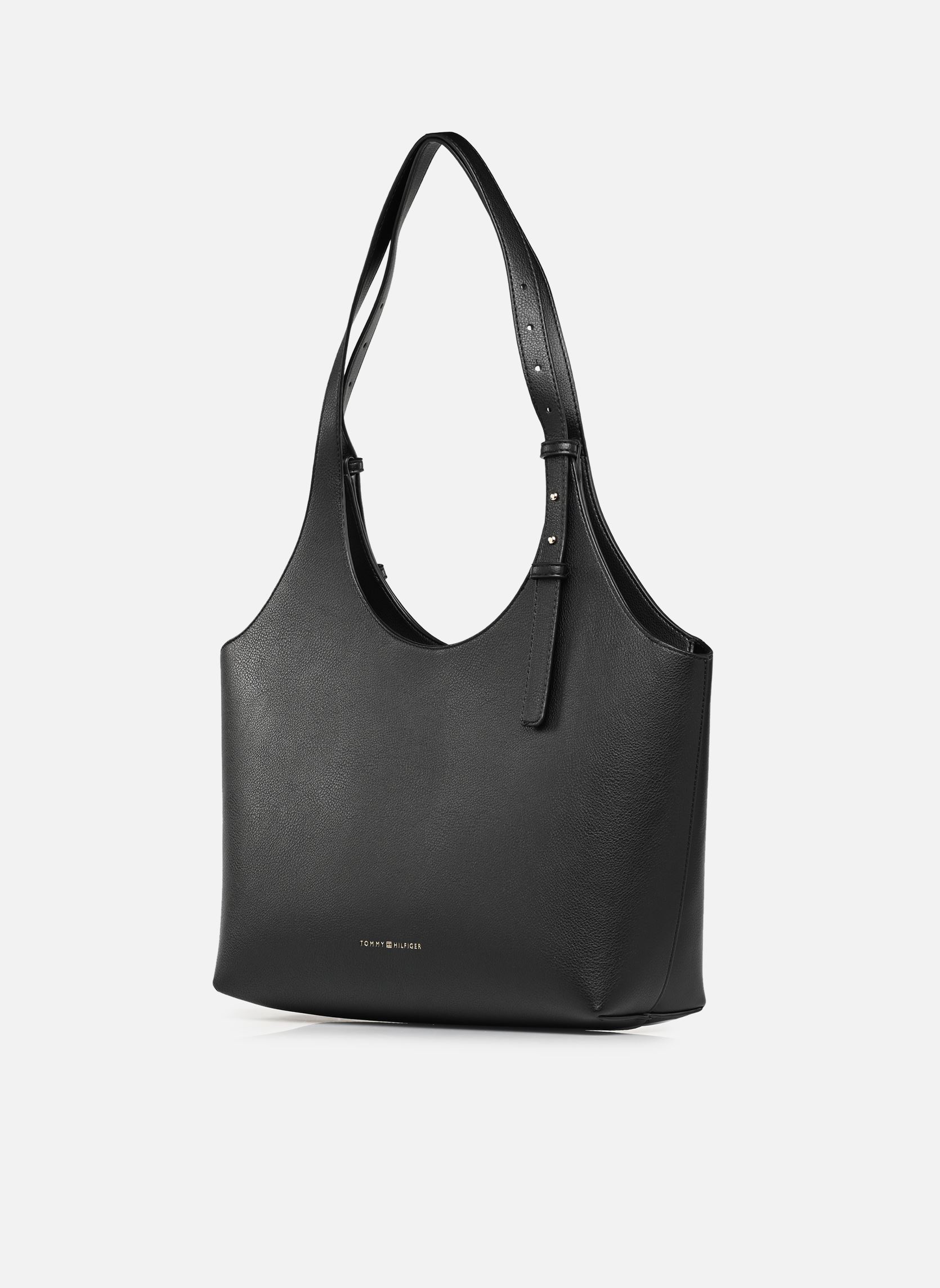 Cabas TH LOGO TOTE femme noir Tommy Hilfiger Cabas TH LOGO TOTE femme noir BLACK