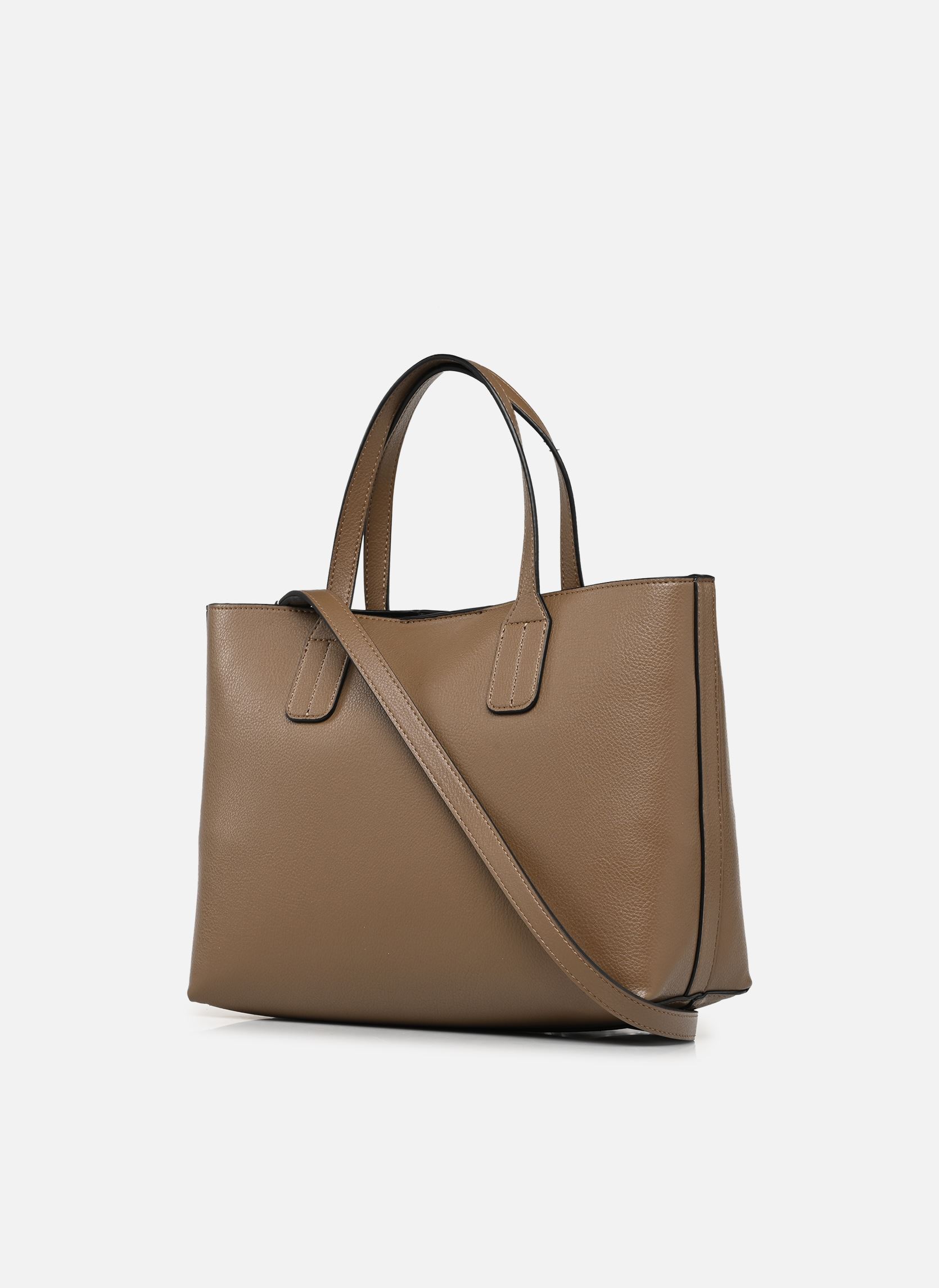 Grote winkelzak TH ICON MINI TOTE dames bruin Tommy Hilfiger Grote winkelzak TH ICON MINI TOTE dames bruin NORDIC TAUPE