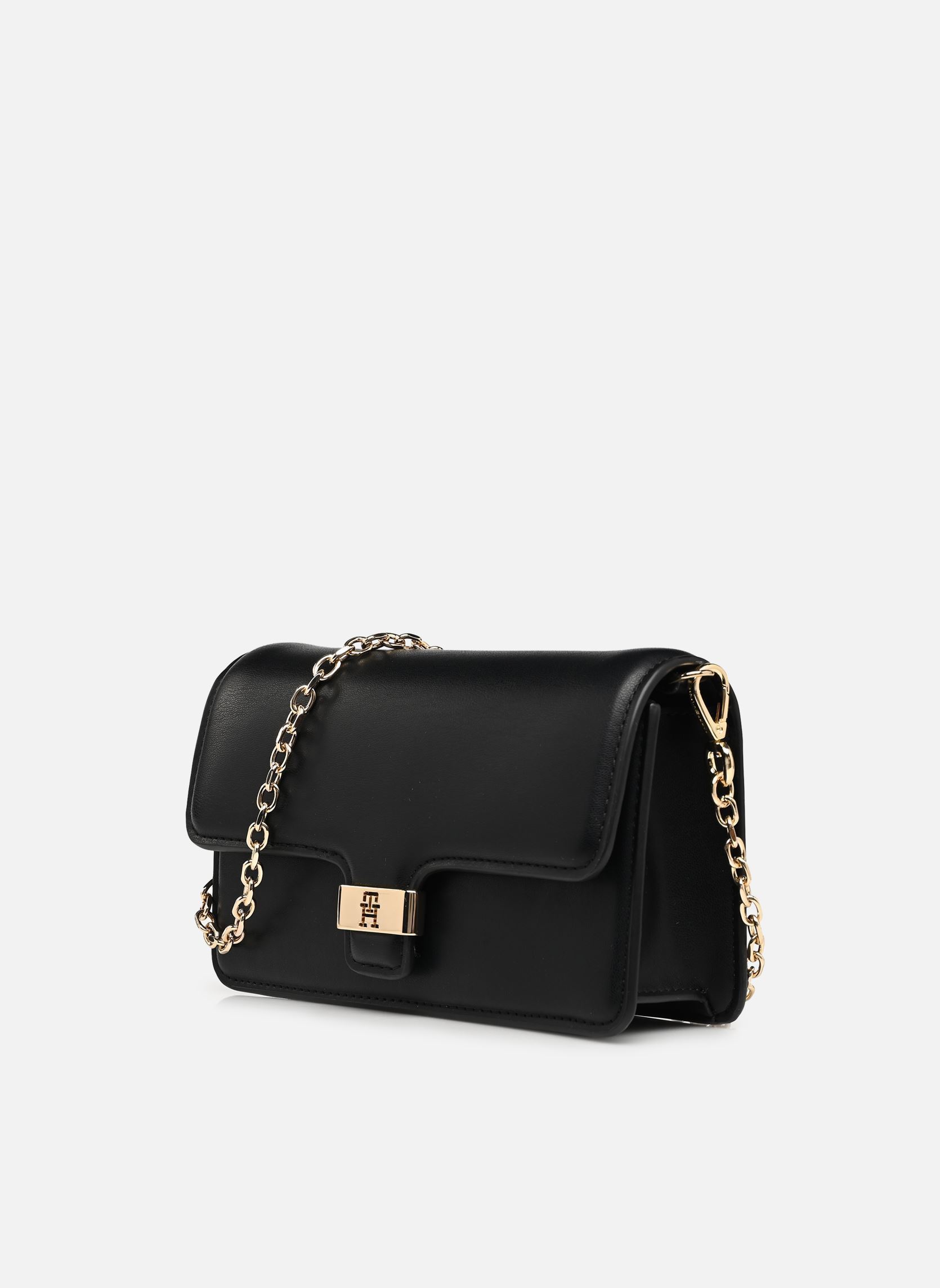 Schoudertassen TH HERITAGE CLUTCH dames zwart Tommy Hilfiger Schoudertassen TH HERITAGE CLUTCH dames zwart BLACK