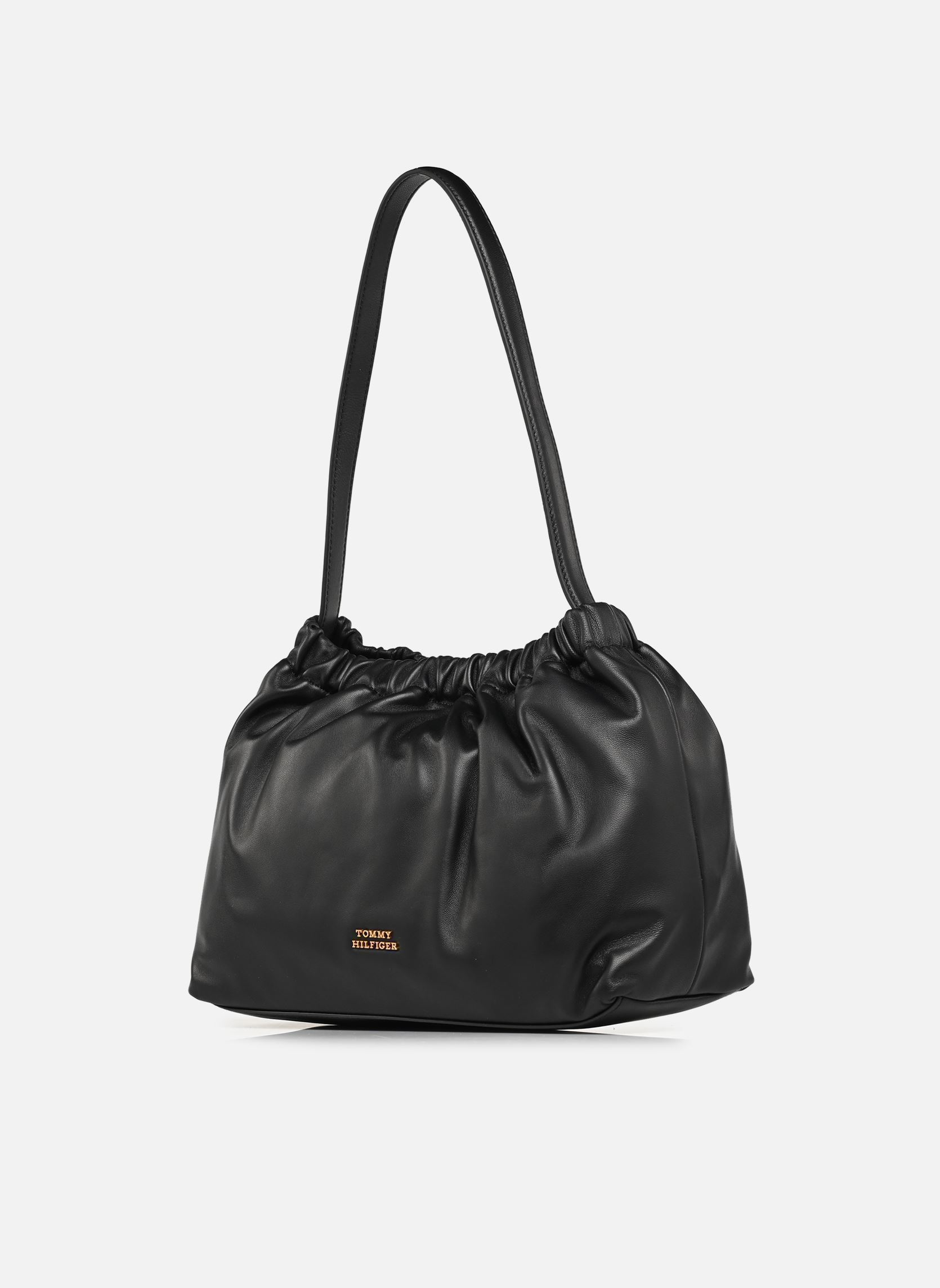 Umhängetaschen SOFT LEATHER SHOULDER BAG damen schwarz Tommy Hilfiger Umhängetaschen SOFT LEATHER SHOULDER BAG damen schwarz BLACK