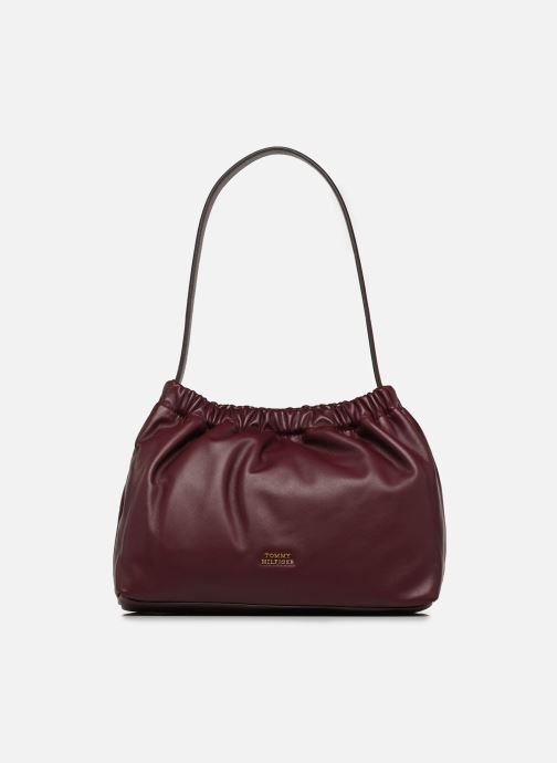 Tommy Hilfiger Sacs bandoulière SOFT LEATHER SHOULDER BAG femme bordeaux