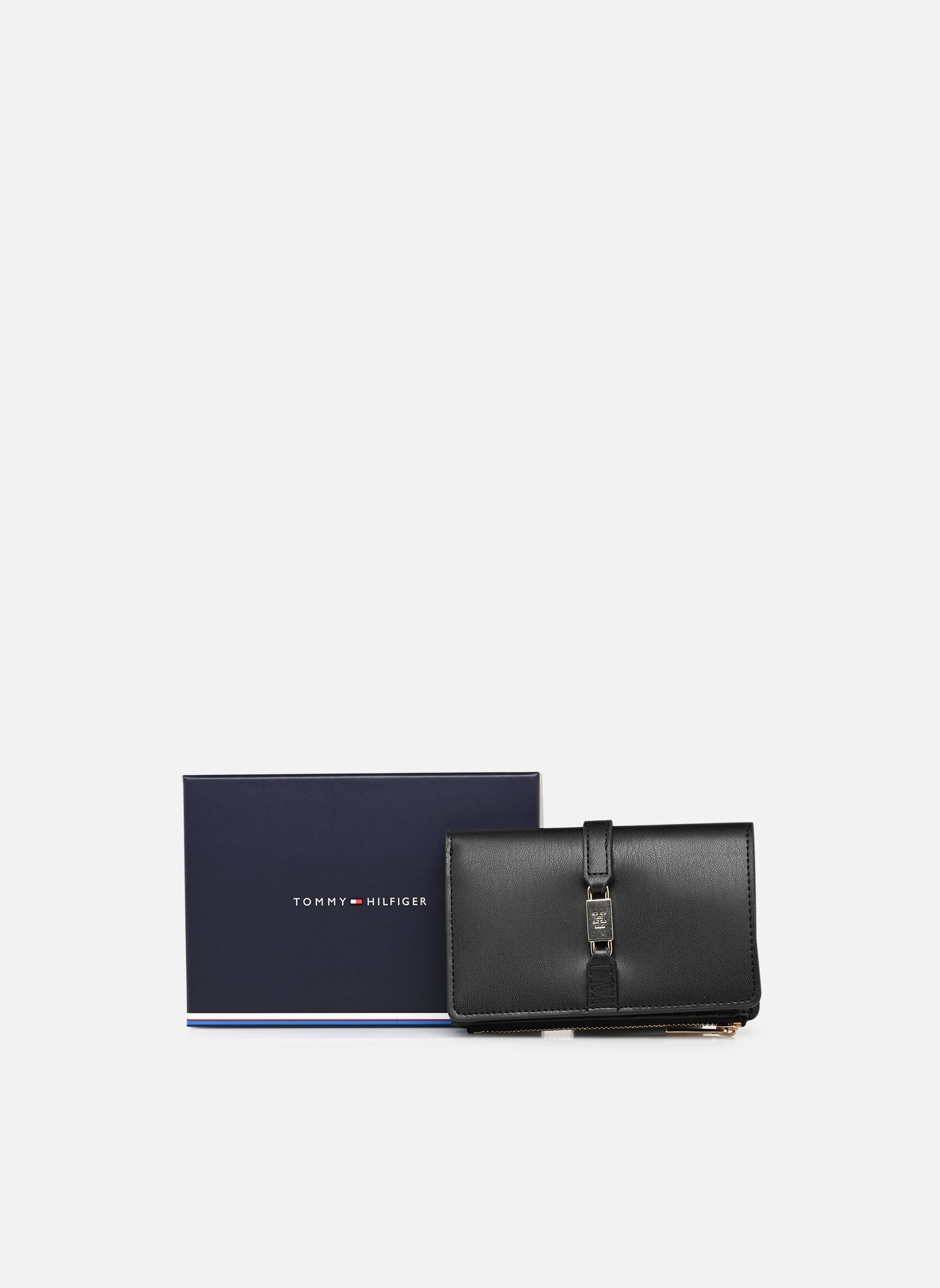 Geldbeutel TH GLAM BIFOLD WALLET damen schwarz Tommy Hilfiger Geldbeutel TH GLAM BIFOLD WALLET damen schwarz BLACK
