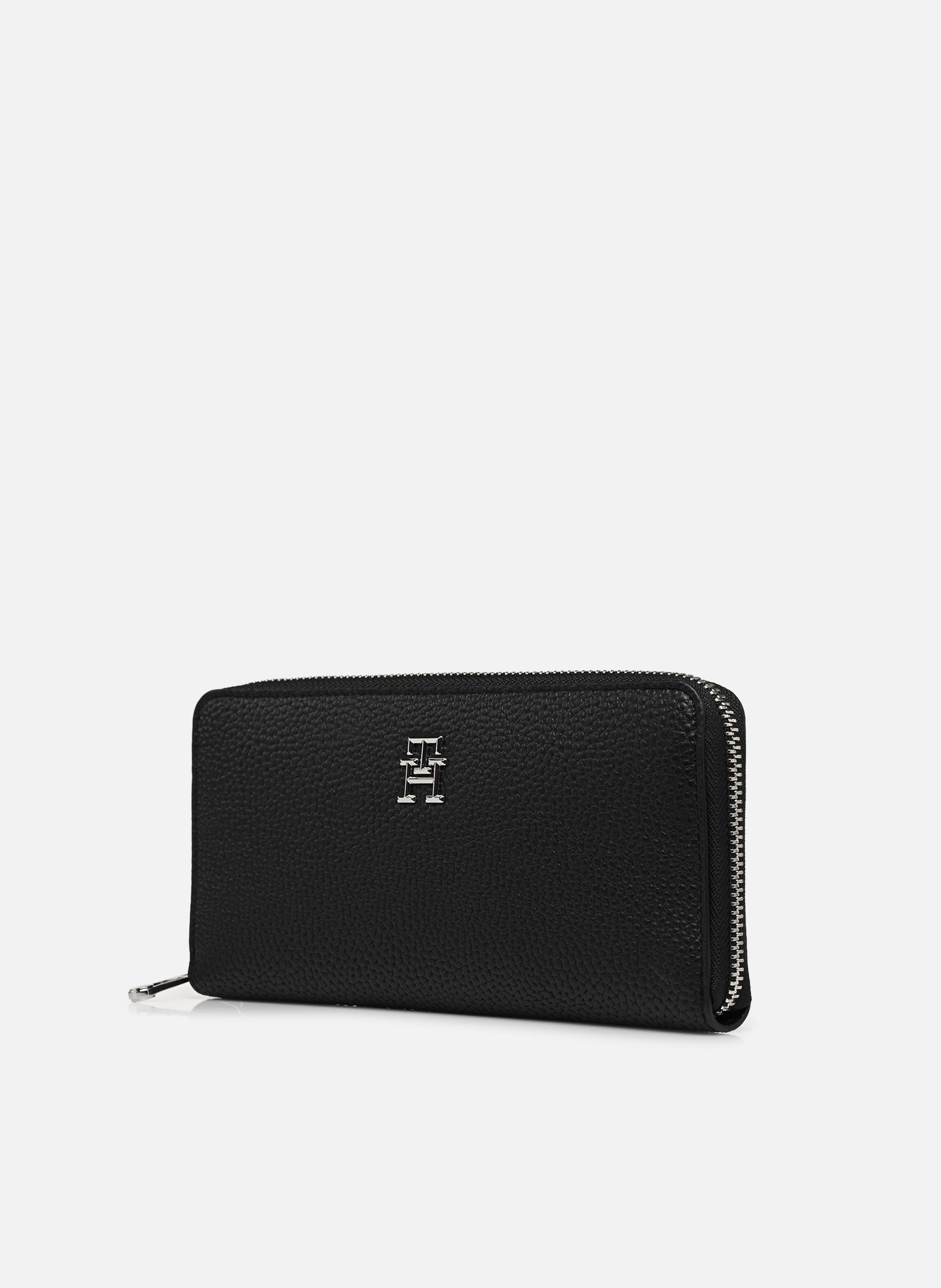 Portefeuilles TH EMBLEM LARGE ZA NEW femme noir Tommy Hilfiger Portefeuilles TH EMBLEM LARGE ZA NEW femme noir BLACK