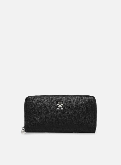 Tommy Hilfiger Portefeuilles TH EMBLEM LARGE ZA NEW femme noir