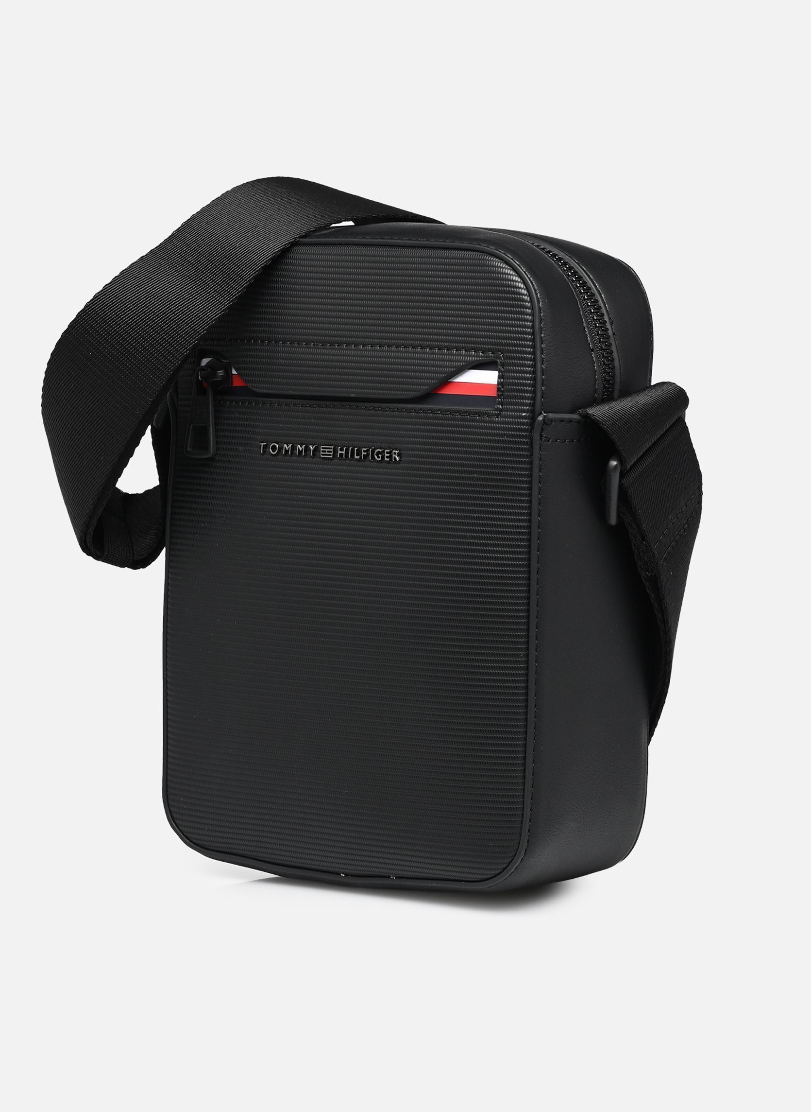 Sacs bandoulière TH CORP MINI REPORTER homme noir Tommy Hilfiger Sacs bandoulière TH CORP MINI REPORTER homme noir BLACK