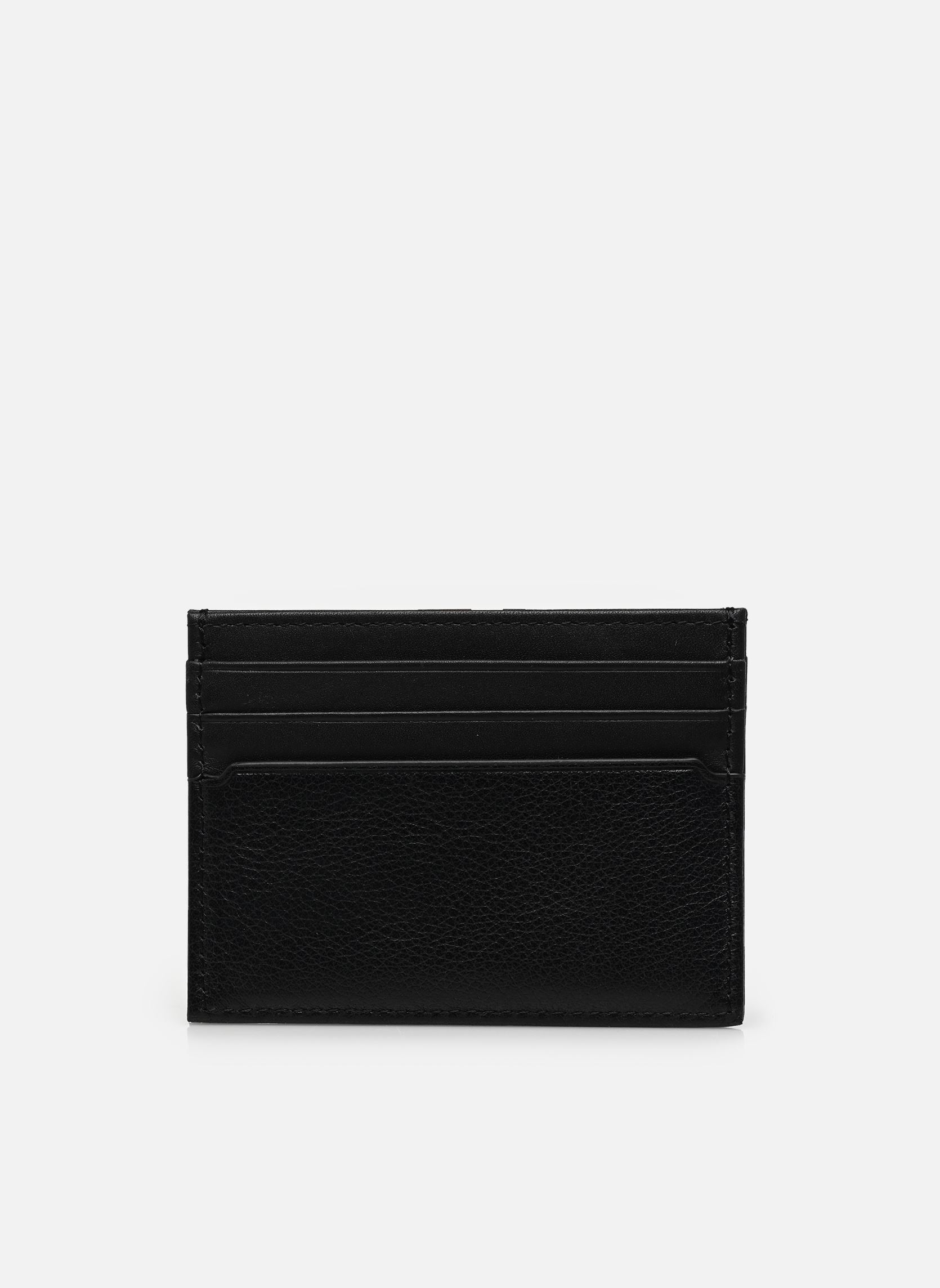 Porte-cartes TH PREM LEA CC HOLDER homme noir Tommy Hilfiger Porte-cartes TH PREM LEA CC HOLDER homme noir BLACK