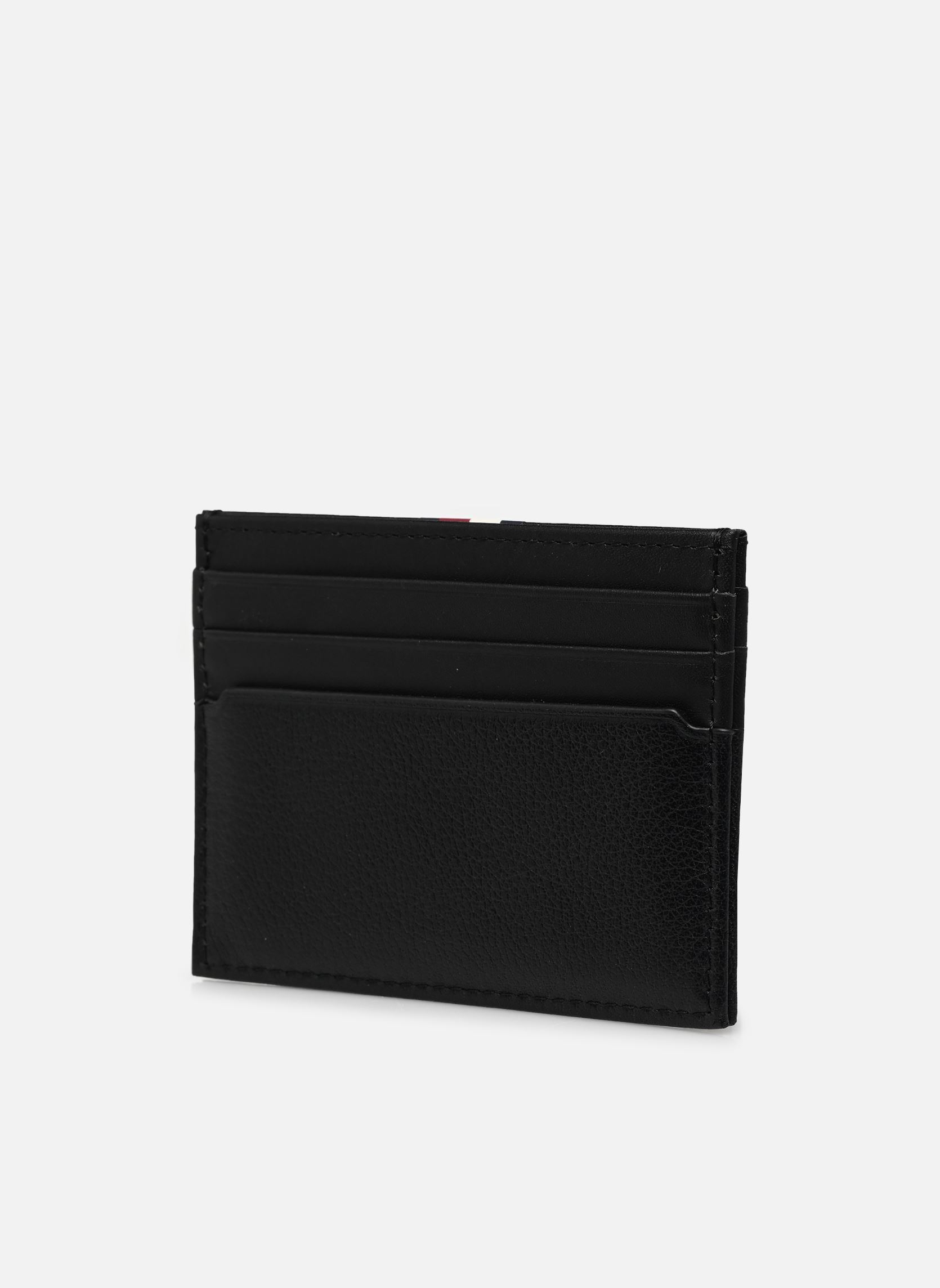 Porte-cartes TH PREM LEA CC HOLDER homme noir Tommy Hilfiger Porte-cartes TH PREM LEA CC HOLDER homme noir BLACK