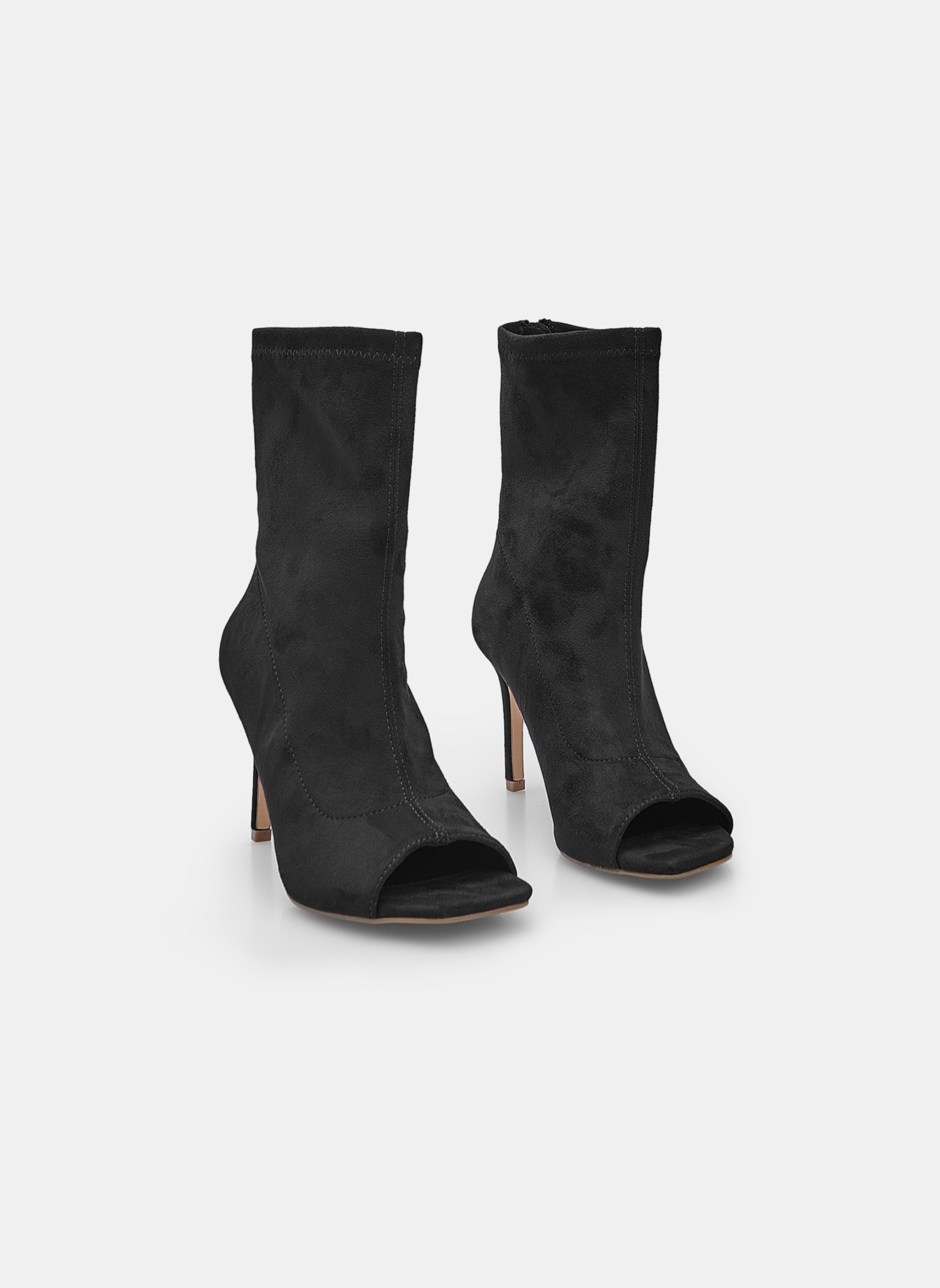Escarpins Kelsi Talons Argentés - Taille UK 7, Bout Ouvert, Bride Cheville, Neufs Avec Boîte
