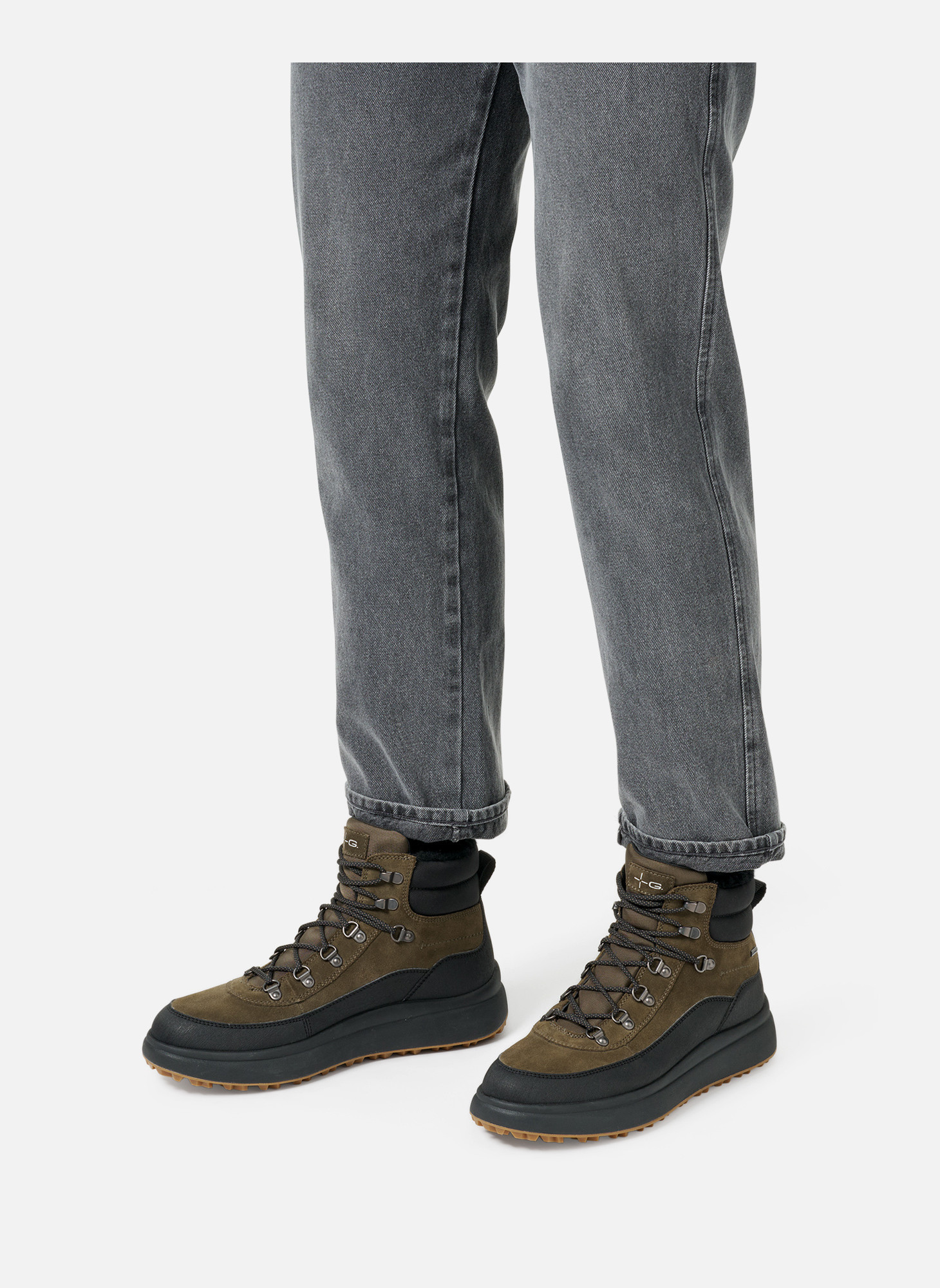 Geox Homme U Granito + Grip BA - Bottes De Cheville Chaudes, Imperméables Et Confortables