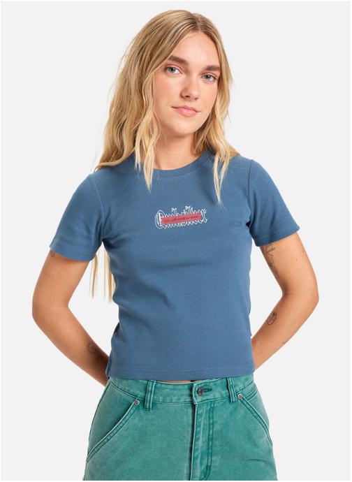 Quiksilver Tee-shirts Mercury Fitted femme bleu
