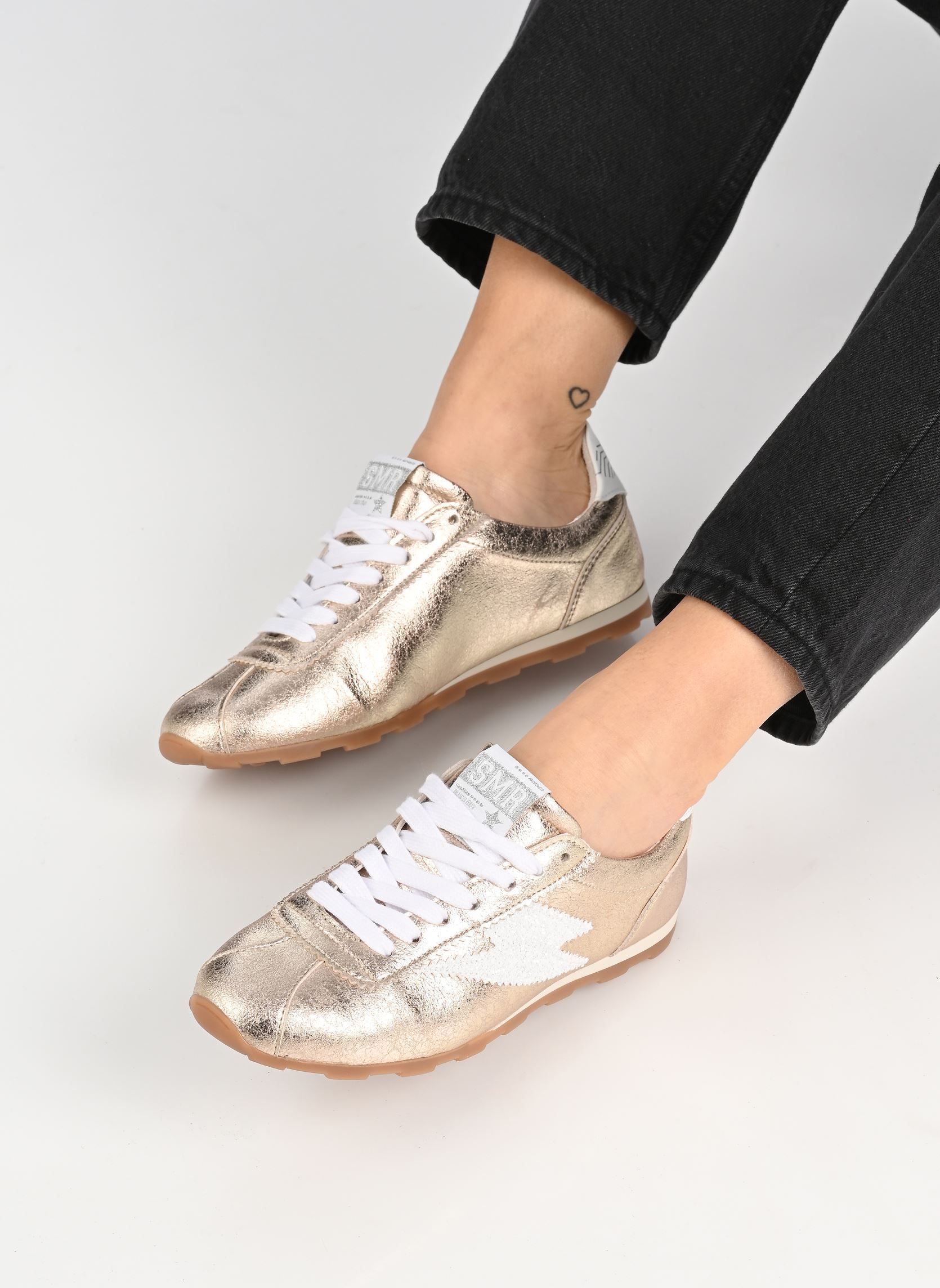 Sneaker Cassie damen gold und bronze Semerdjian Sneaker Cassie damen gold und bronze D467