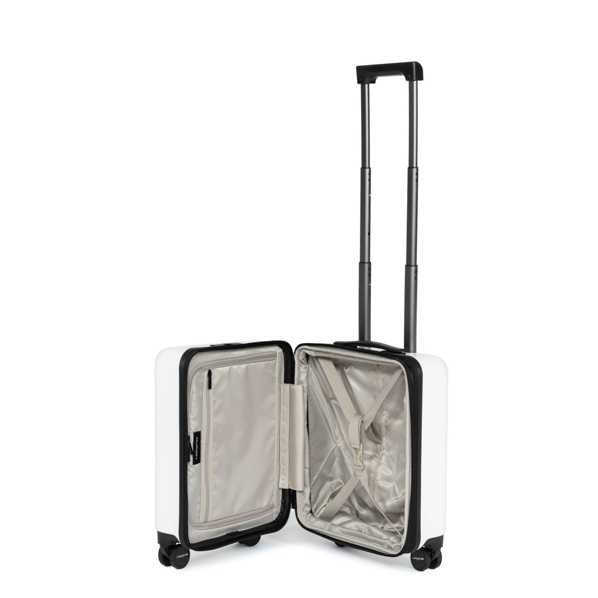 Valises cabine CDG femme blanc Lancaster Valises cabine CDG femme blanc Blanc