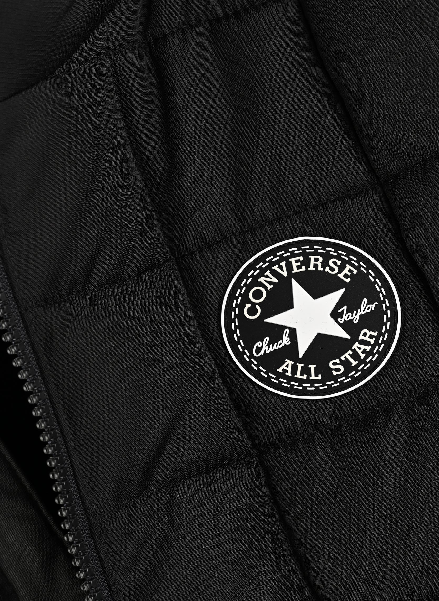 Vestes Cnvn Square Quilted Mdwt Puffe garçon noir Converse Apparel Vestes Cnvn Square Quilted Mdwt Puffe garçon noir BLACK