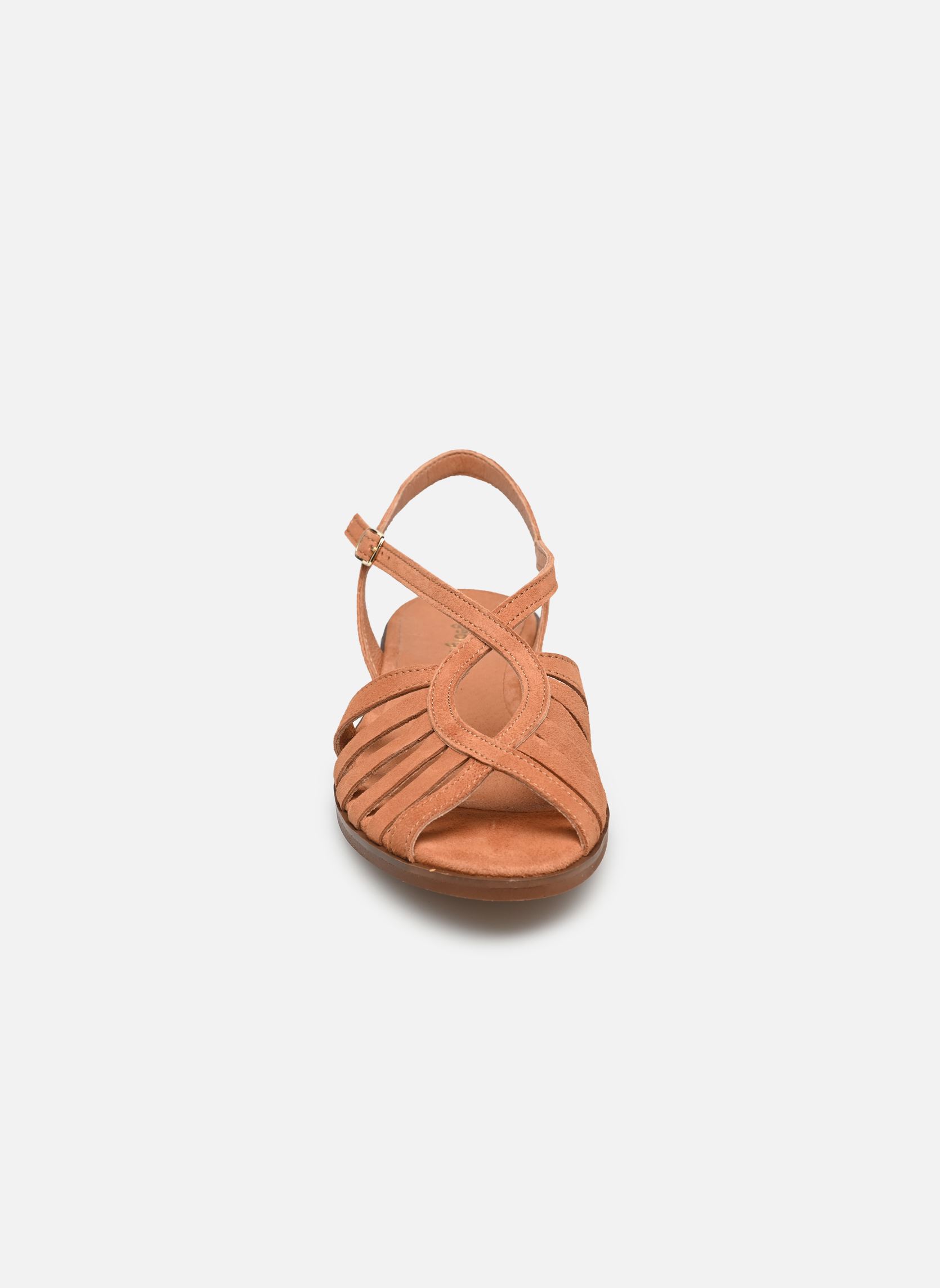 Flache Sandalen Colibri damen braun Georgia Rose Flache Sandalen Colibri damen braun Cognac