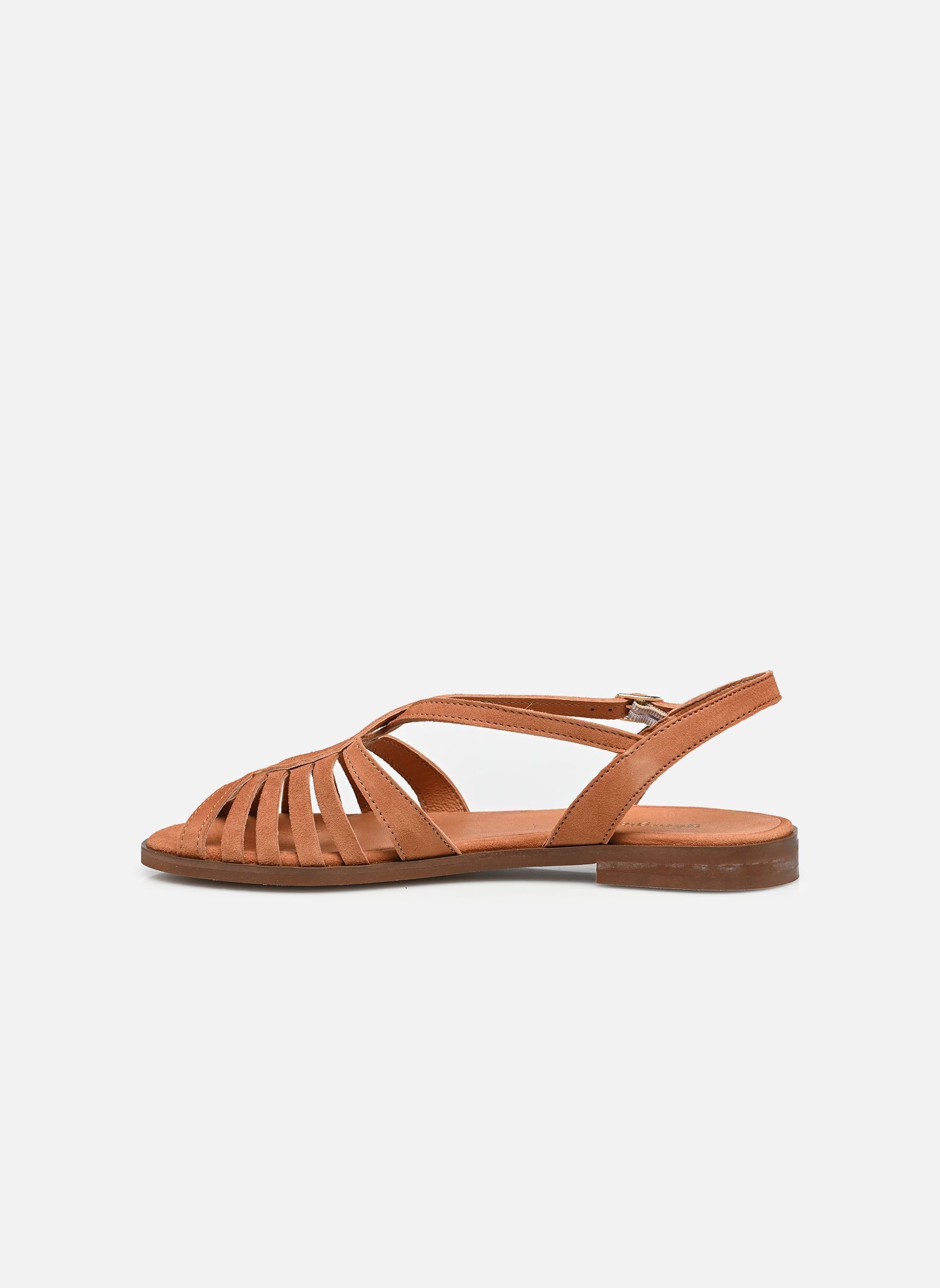 Flache Sandalen Colibri damen braun Georgia Rose Flache Sandalen Colibri damen braun Cognac