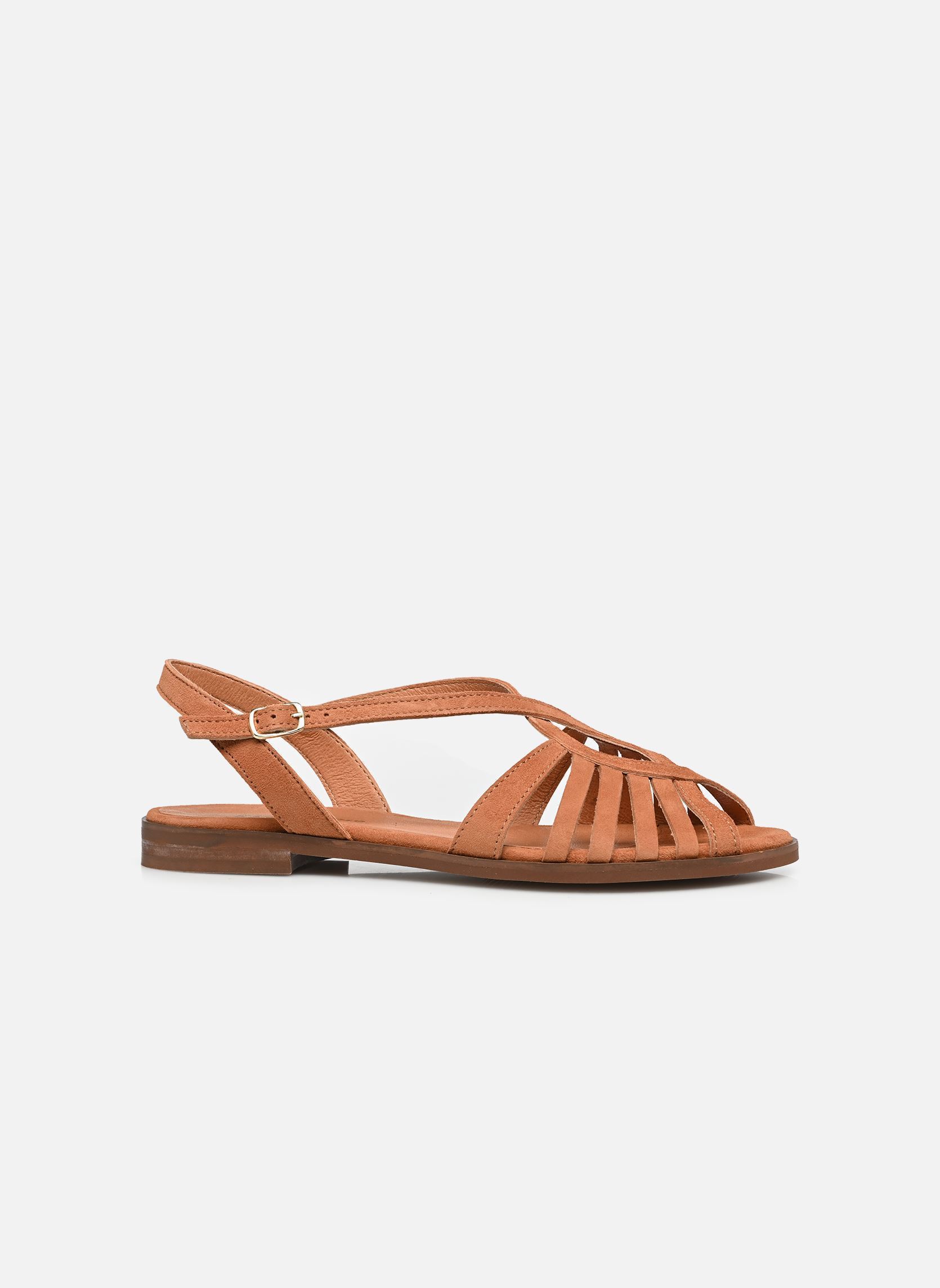 Flache Sandalen Colibri damen braun Georgia Rose Flache Sandalen Colibri damen braun Cognac