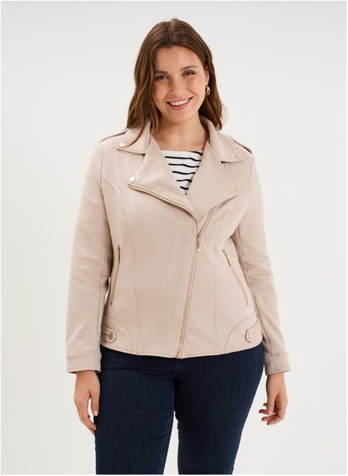 La Halle Blousons MOD3 VIOLETTE RLH femme beige