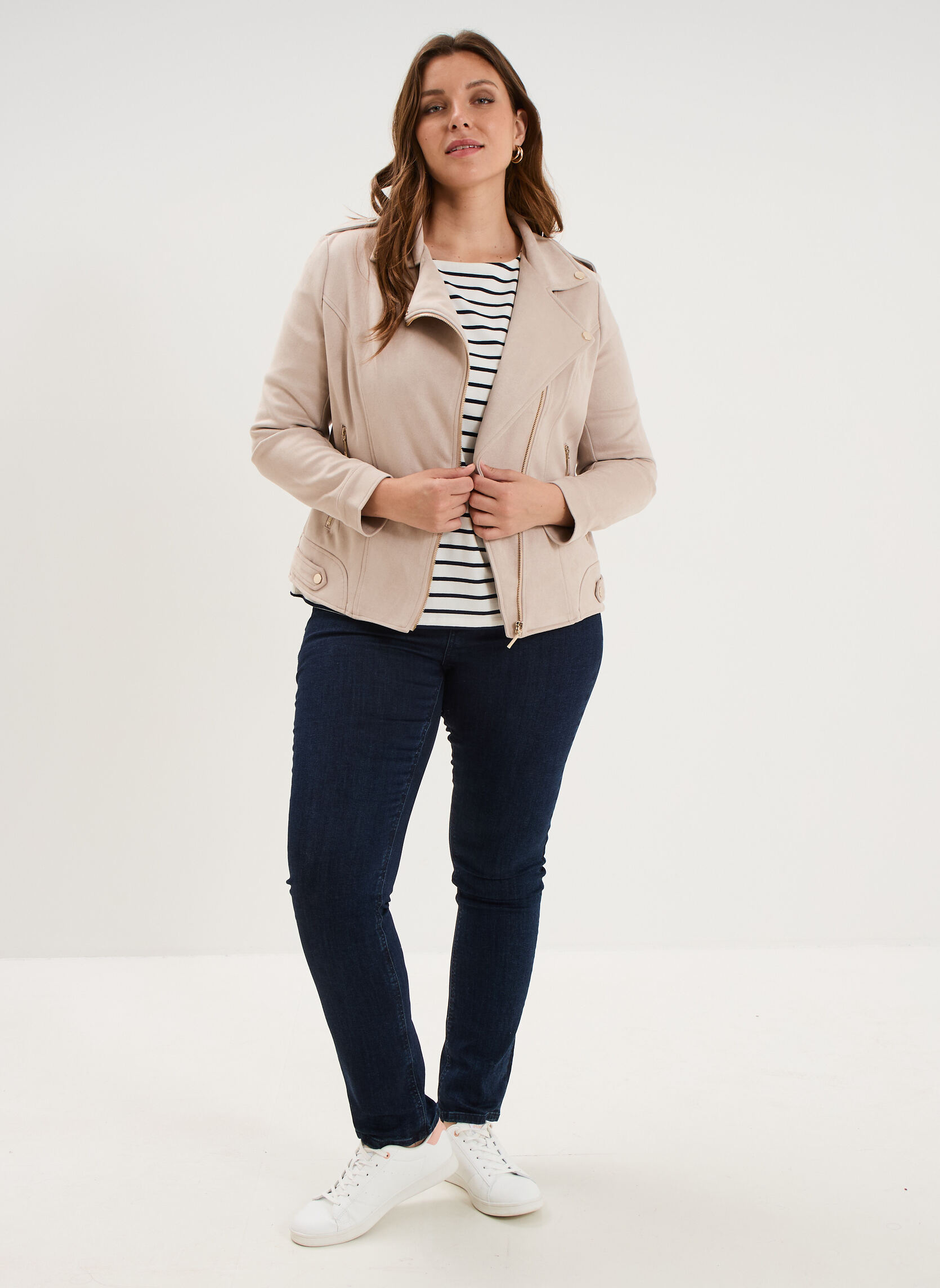 Blousons MOD3 VIOLETTE RLH femme beige La Halle Blousons MOD3 VIOLETTE RLH femme beige Beige