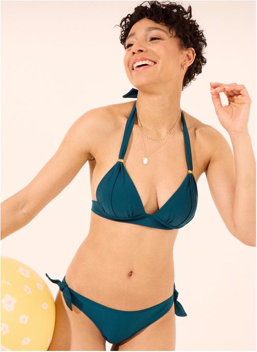 WAMEA BEACH 1 pièce 2 pièces - DCANNOUTRIANGLEPAD1 femme bleu