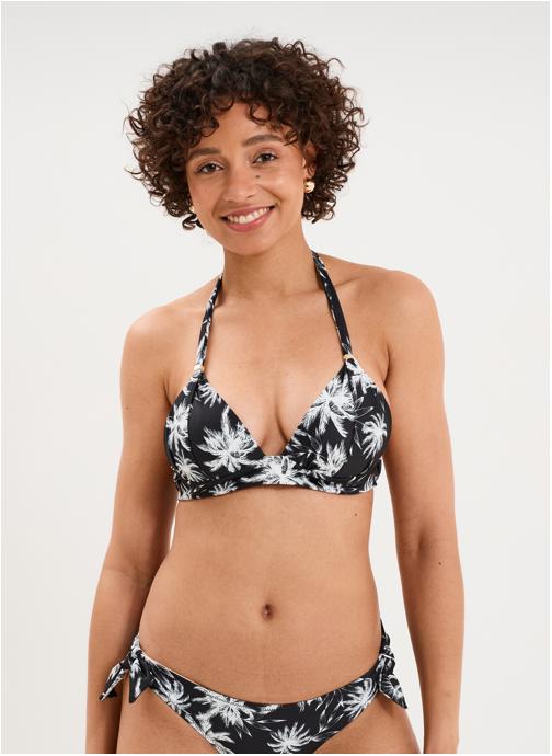 WAMEA BEACH 1 pièce 2 pièces - DCANNOUTRIANGLEPAD1 femme noir