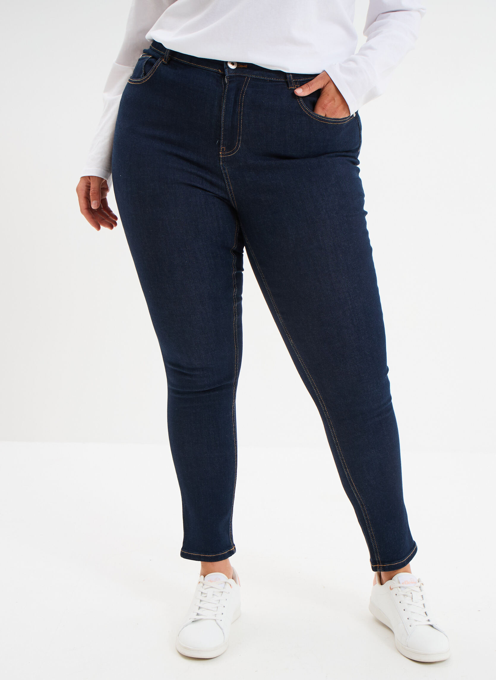 Jeans droit Jean - MOD3_DEIMY25 femme bleu MODAVISTA Jeans droit Jean - MOD3_DEIMY25 femme bleu Bleu foncé