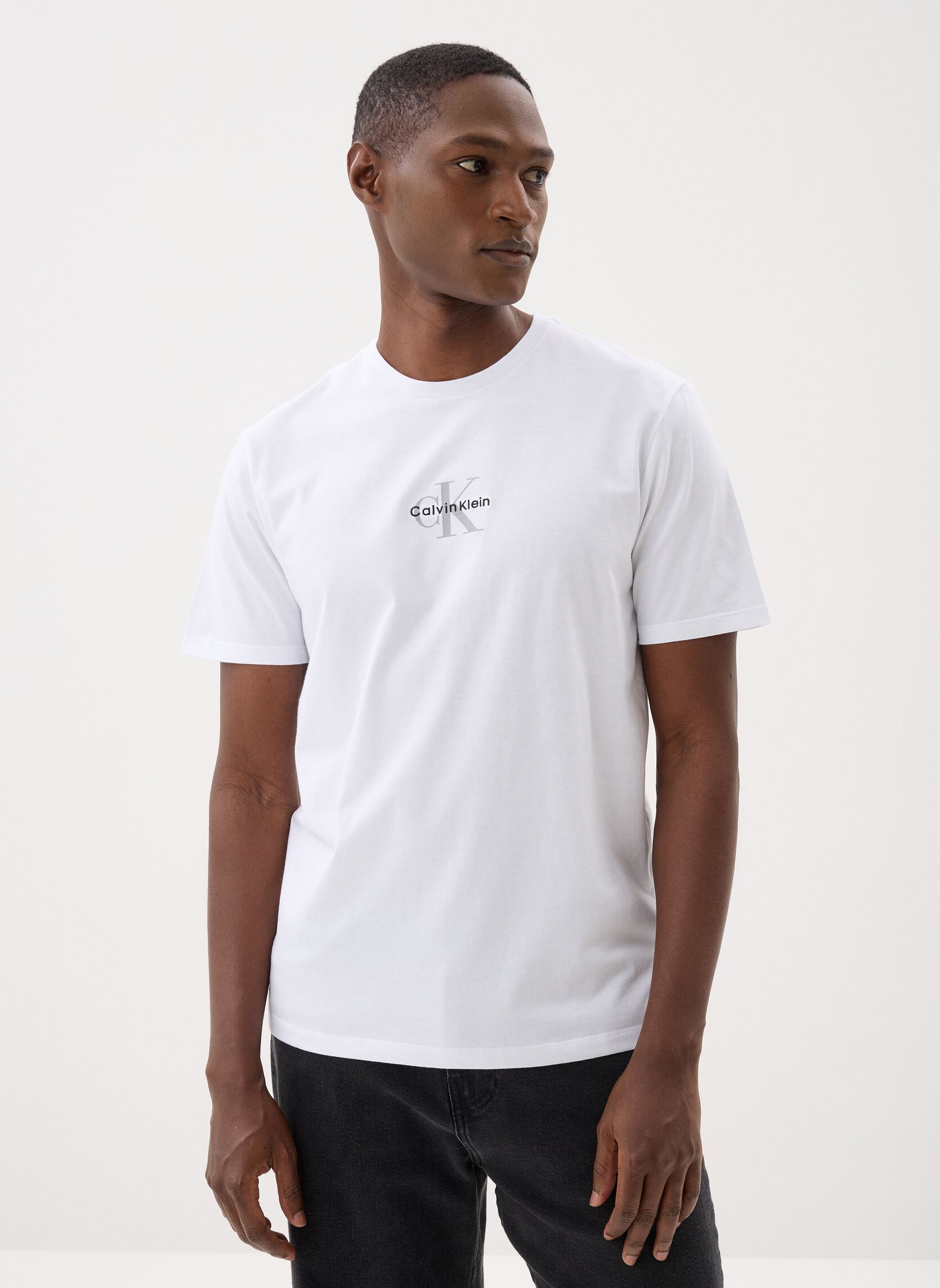 Vêtements Calvin Klein Jeans Ss 30S Micro Monolog pour Homme