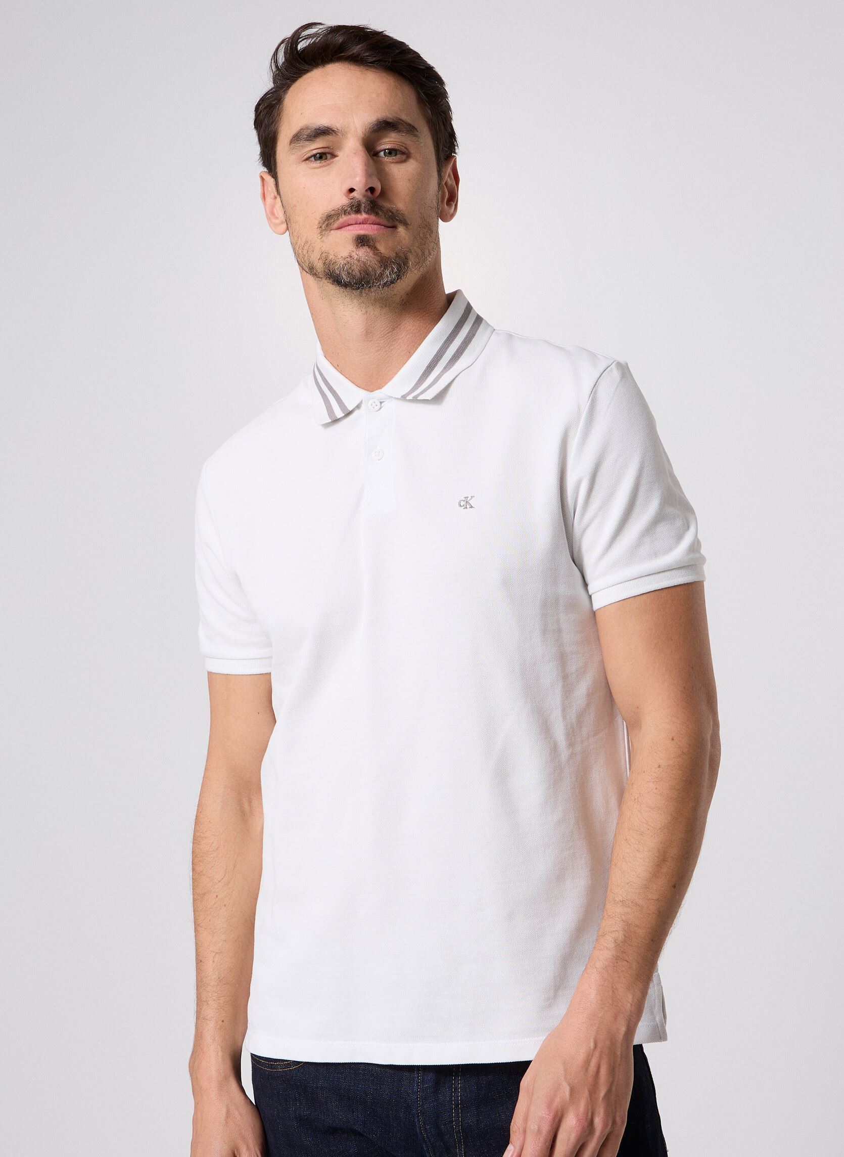 Polo Calvin Klein Jeans SS MONOGRAM PIQUE LV04RC276G EU - vue 5