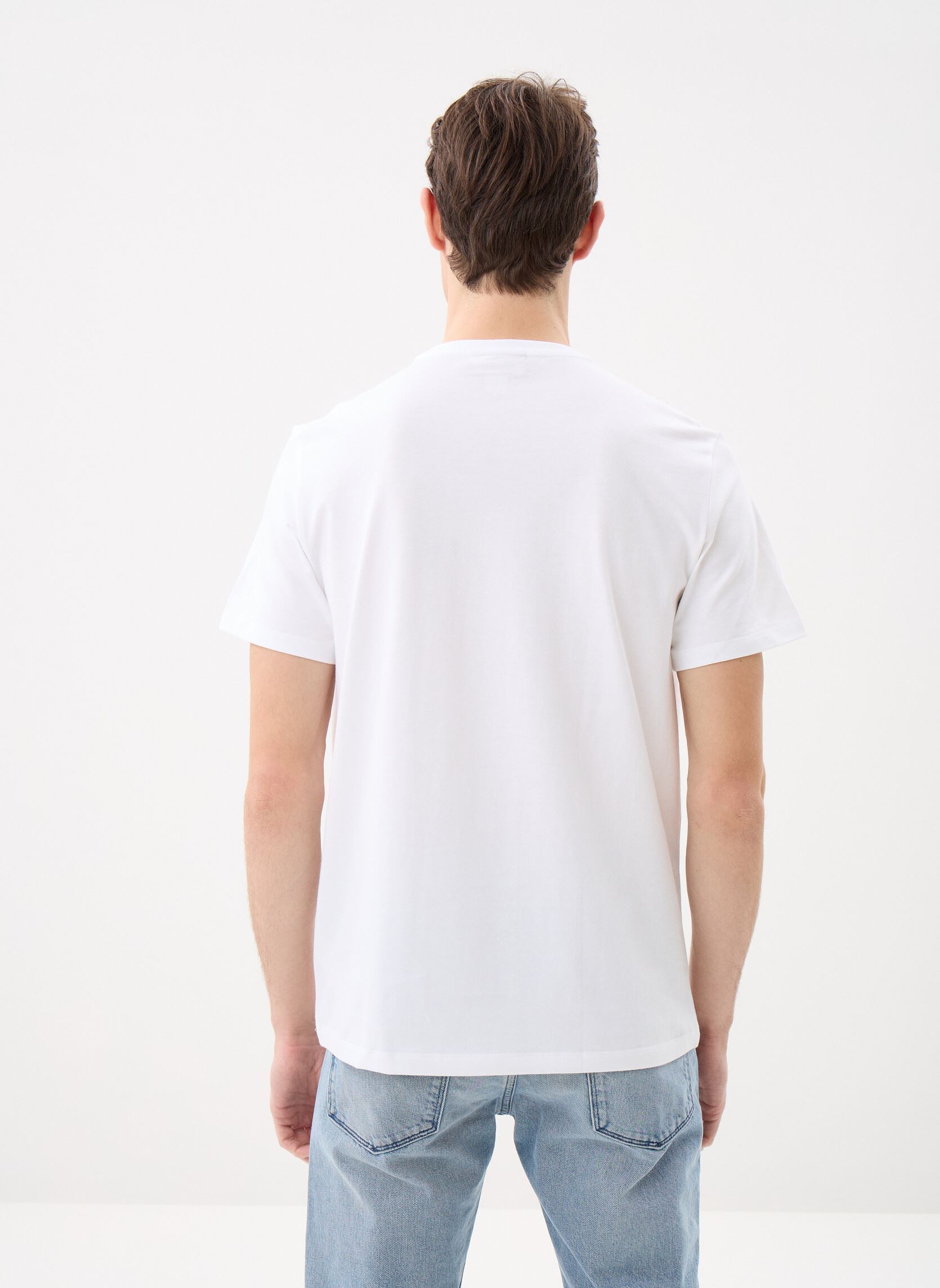 T-shirts met korte mouwen Ss Classic Monogram heren meerkleurig Calvin Klein Jeans T-shirts met korte mouwen Ss Classic Monogram heren meerkleurig MULTI