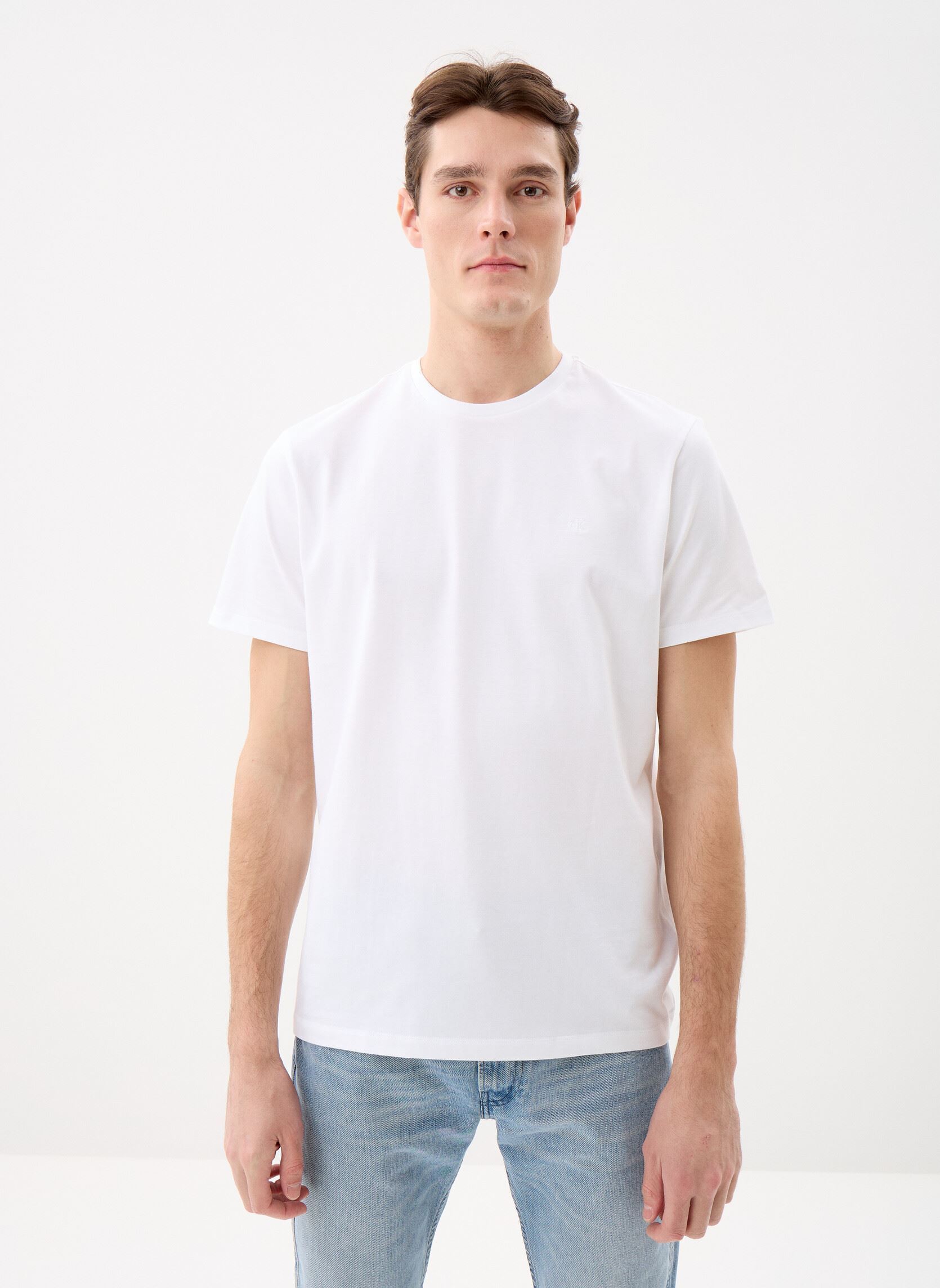 T shirt Calvin Klein Jeans SS CLASSIC MONOGRAM LV04RD254G EU - vue 7