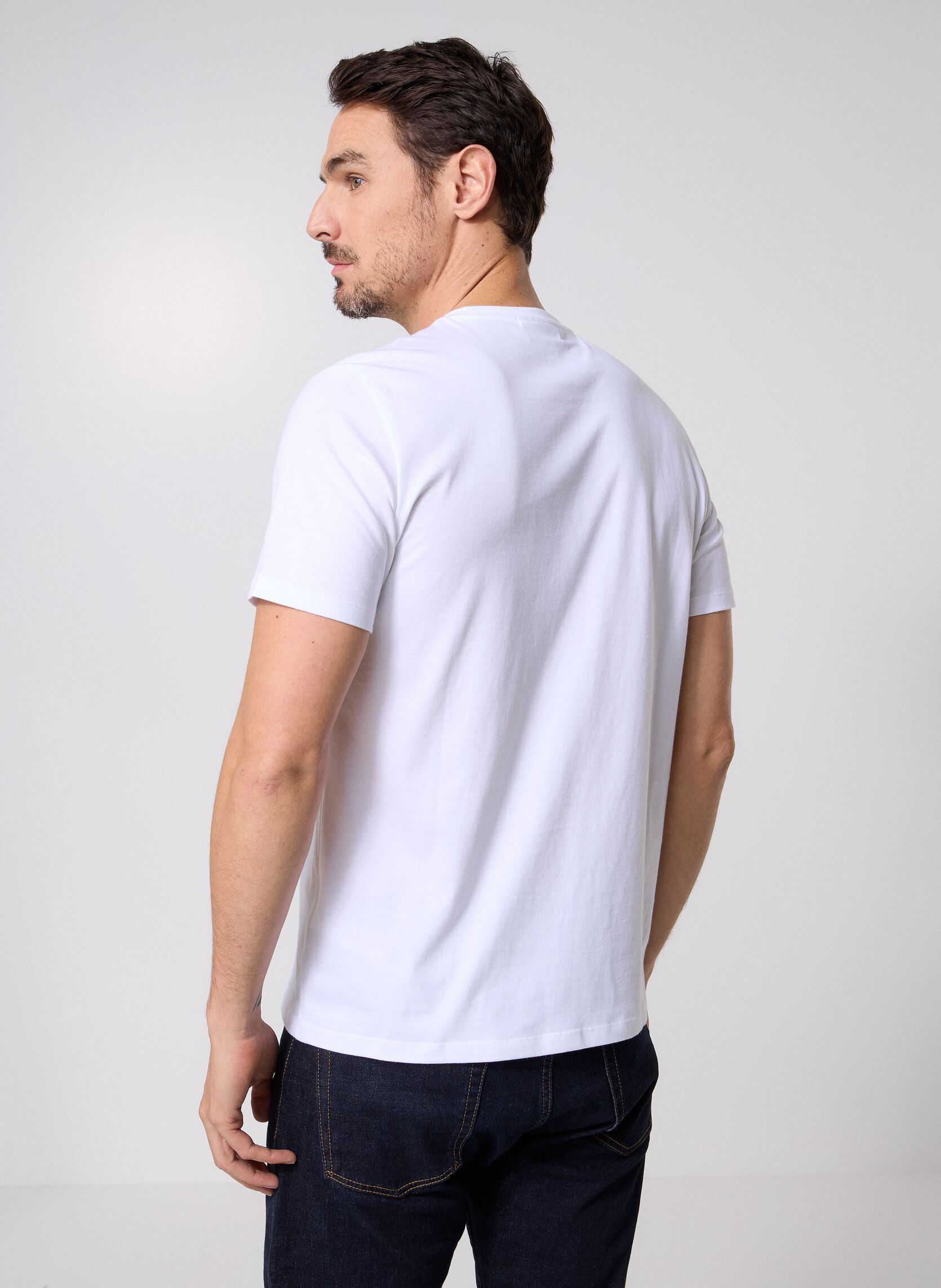 T-shirts met korte mouwen Ss Classic Monogram heren wit Calvin Klein Jeans T-shirts met korte mouwen Ss Classic Monogram heren wit WHITE