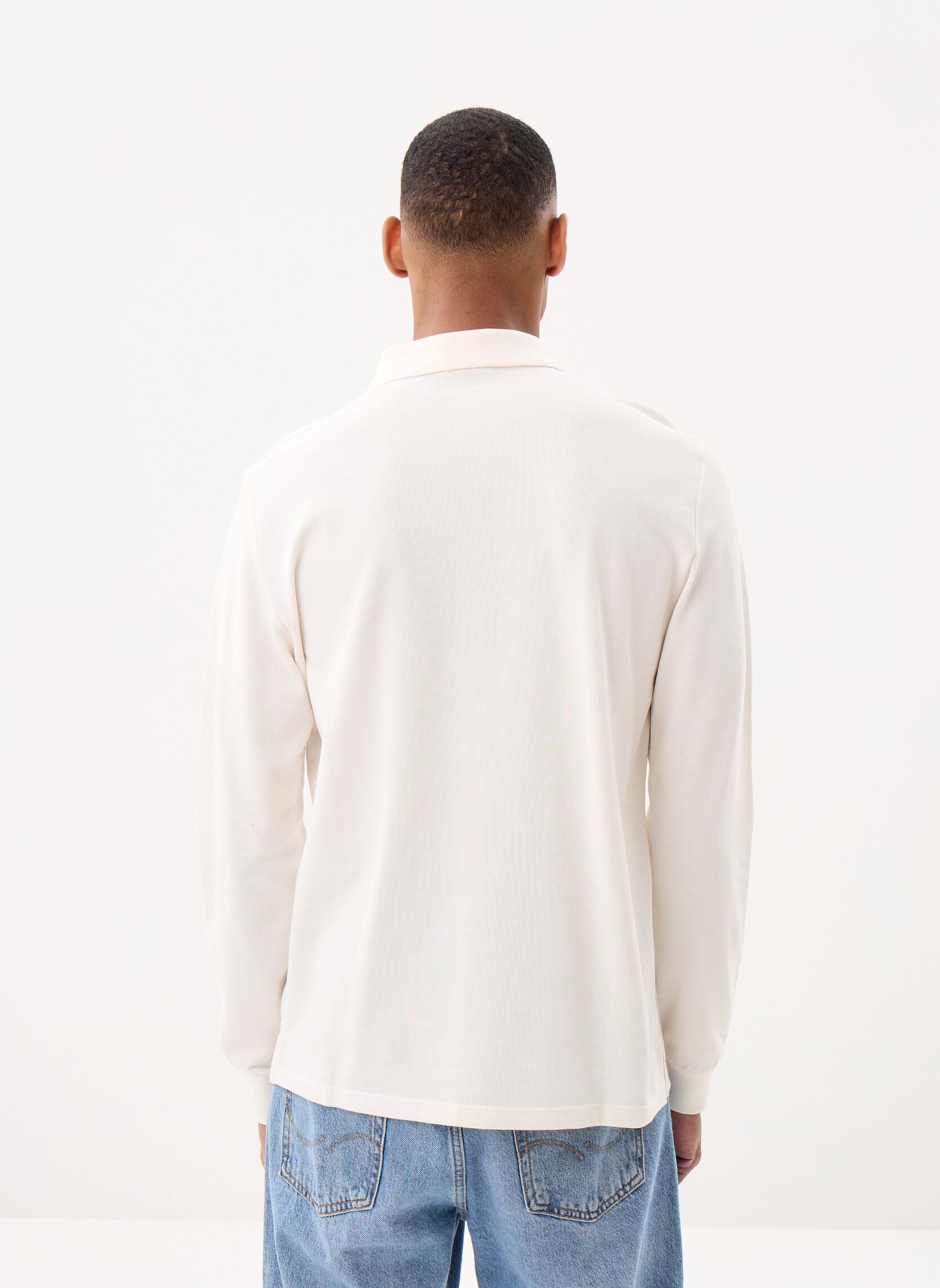 Kurzarm-Poloshirts Ls Casual Pique Polo herren weiß Calvin Klein Jeans Kurzarm-Poloshirts Ls Casual Pique Polo herren weiß WHITE
