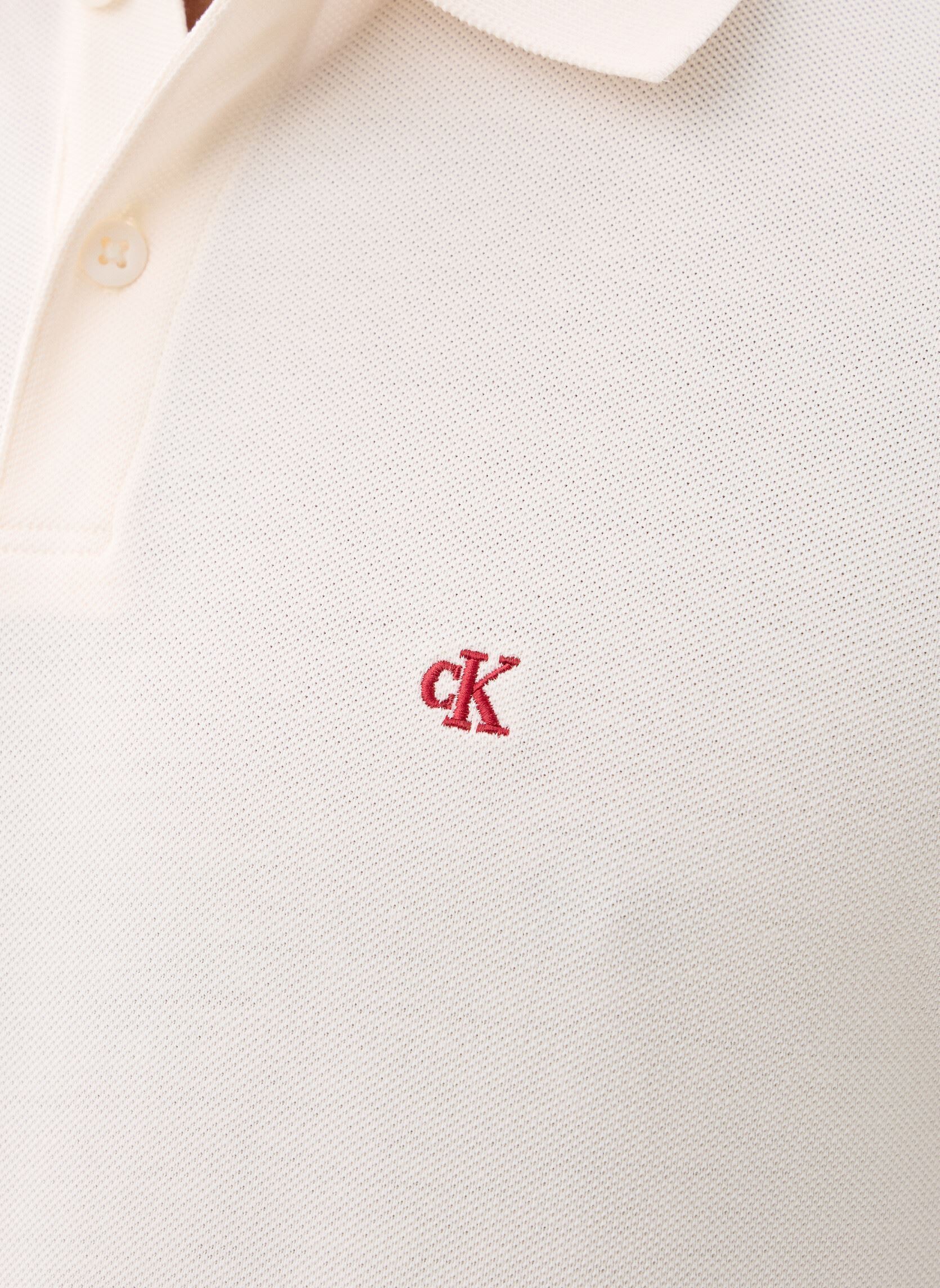 Kurzarm-Poloshirts Ls Casual Pique Polo herren weiß Calvin Klein Jeans Kurzarm-Poloshirts Ls Casual Pique Polo herren weiß WHITE