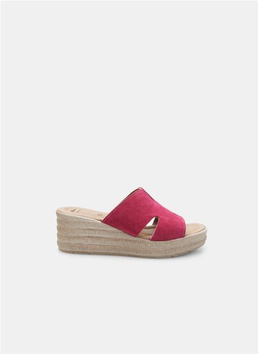 Bata Mules Chausson en daim avec semelle compensée pour femme BATA - Fuchsia femme rose