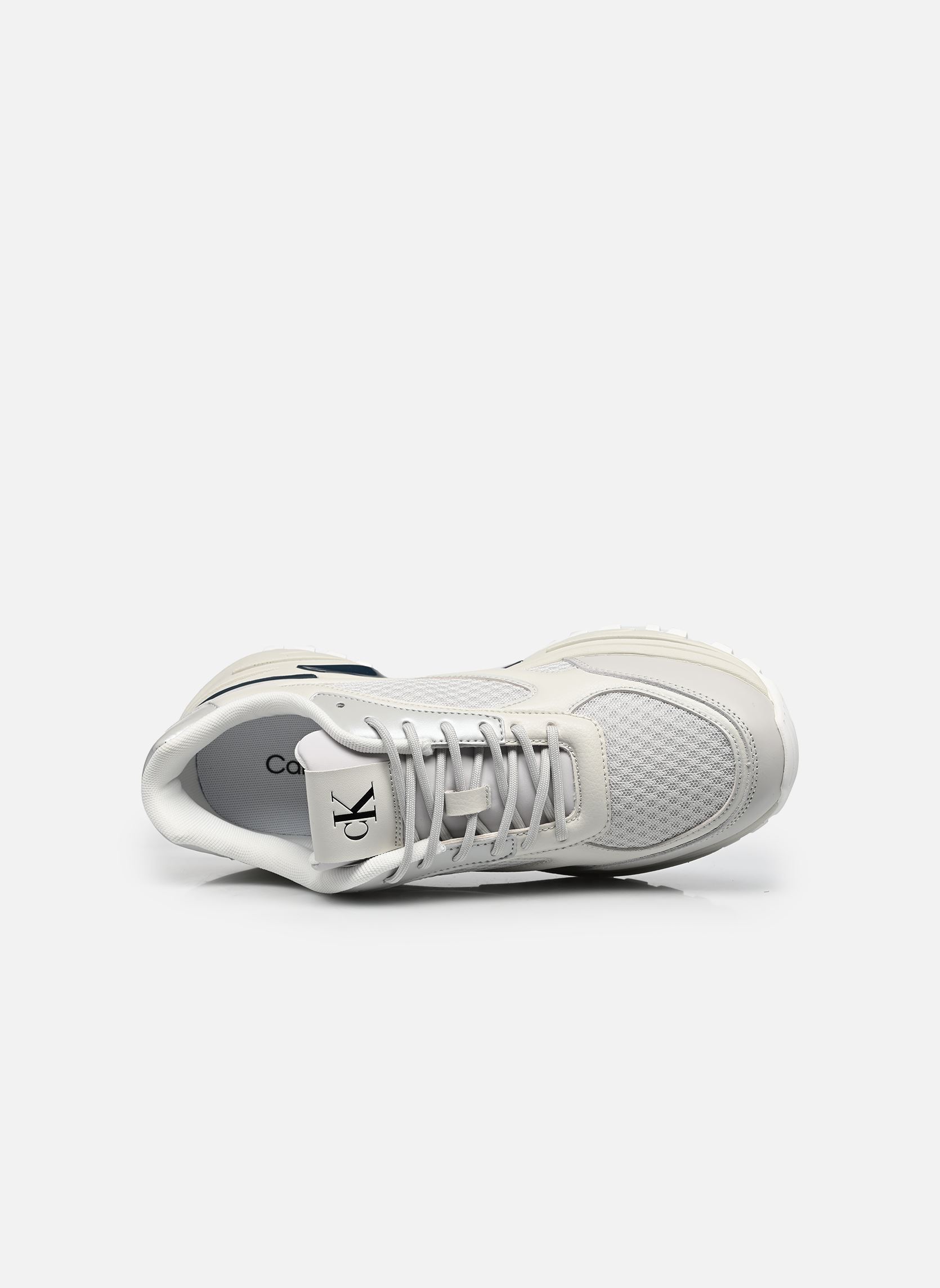 Sneaker HIKE RUNNER LACEUP M herren grau Calvin Klein Sneaker HIKE RUNNER LACEUP M herren grau OYSTER MUSHROOM/VAPOROUS/SILVE