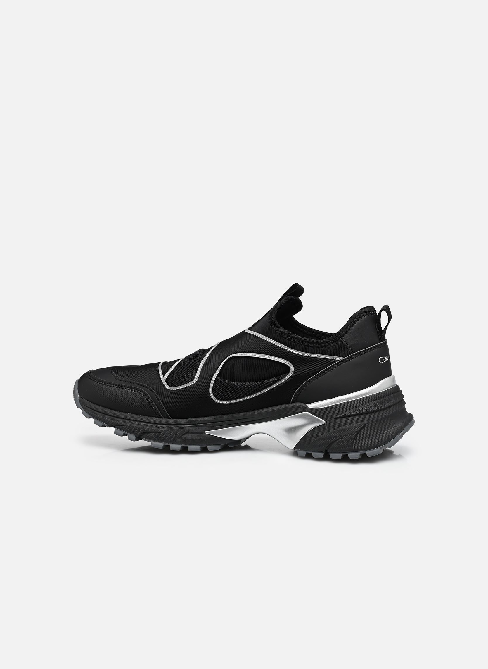 Sneakers HIKE RUNNER SOCK MIX heren zwart Calvin Klein Sneakers HIKE RUNNER SOCK MIX heren zwart BLACK/BRIGHT WHITE
