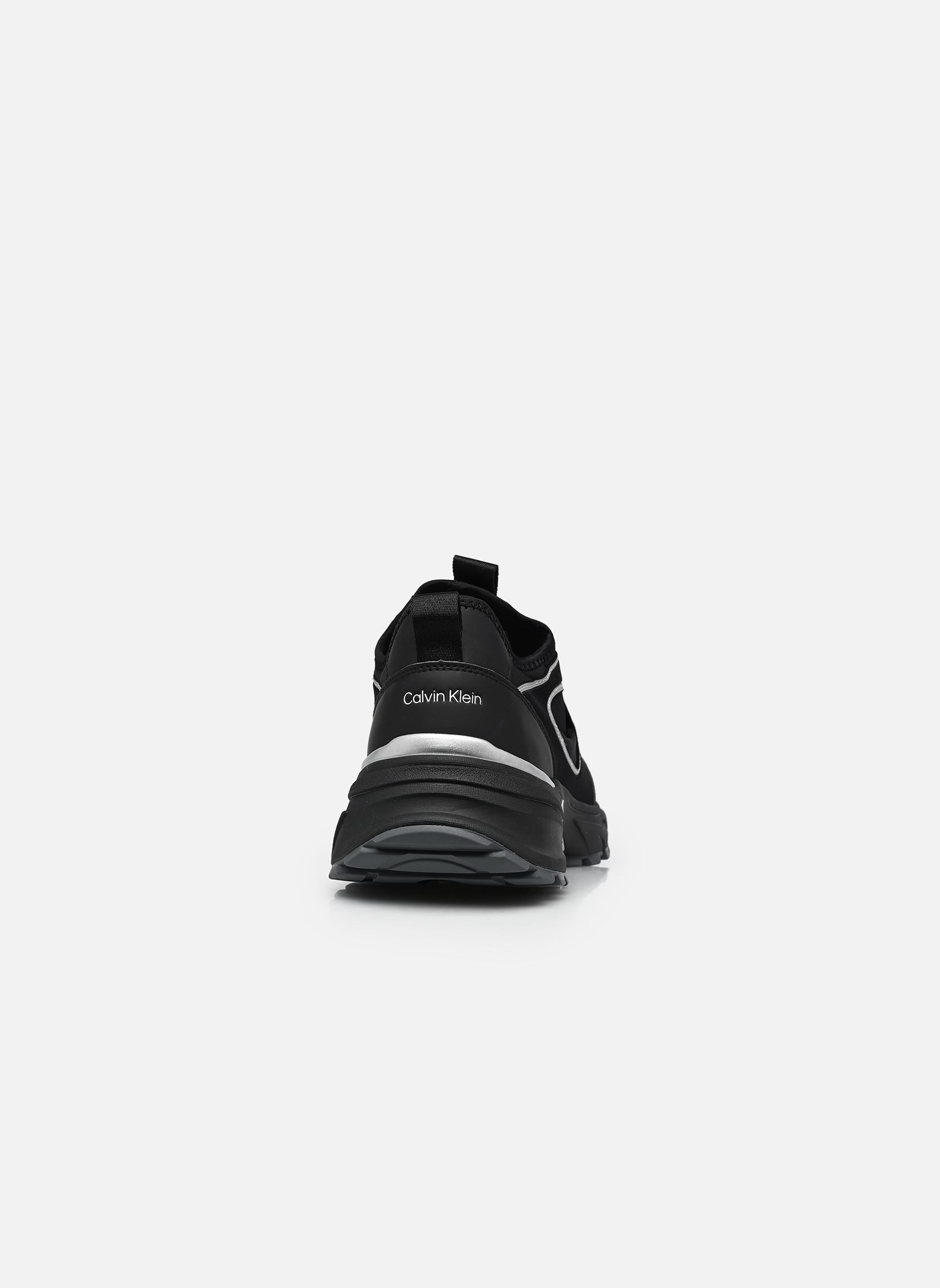 Sneakers HIKE RUNNER SOCK MIX heren zwart Calvin Klein Sneakers HIKE RUNNER SOCK MIX heren zwart BLACK/BRIGHT WHITE
