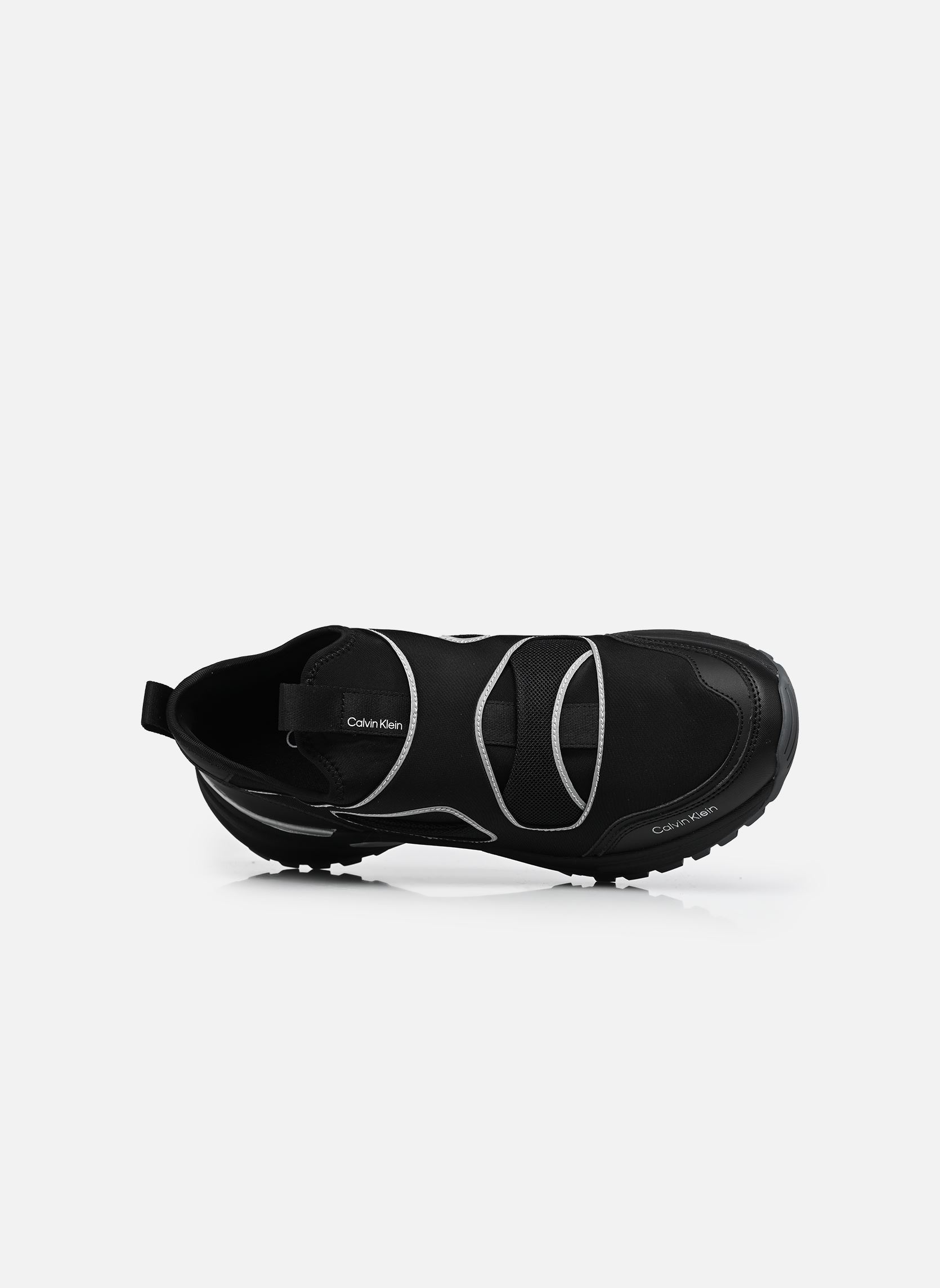 Sneakers HIKE RUNNER SOCK MIX heren zwart Calvin Klein Sneakers HIKE RUNNER SOCK MIX heren zwart BLACK/BRIGHT WHITE