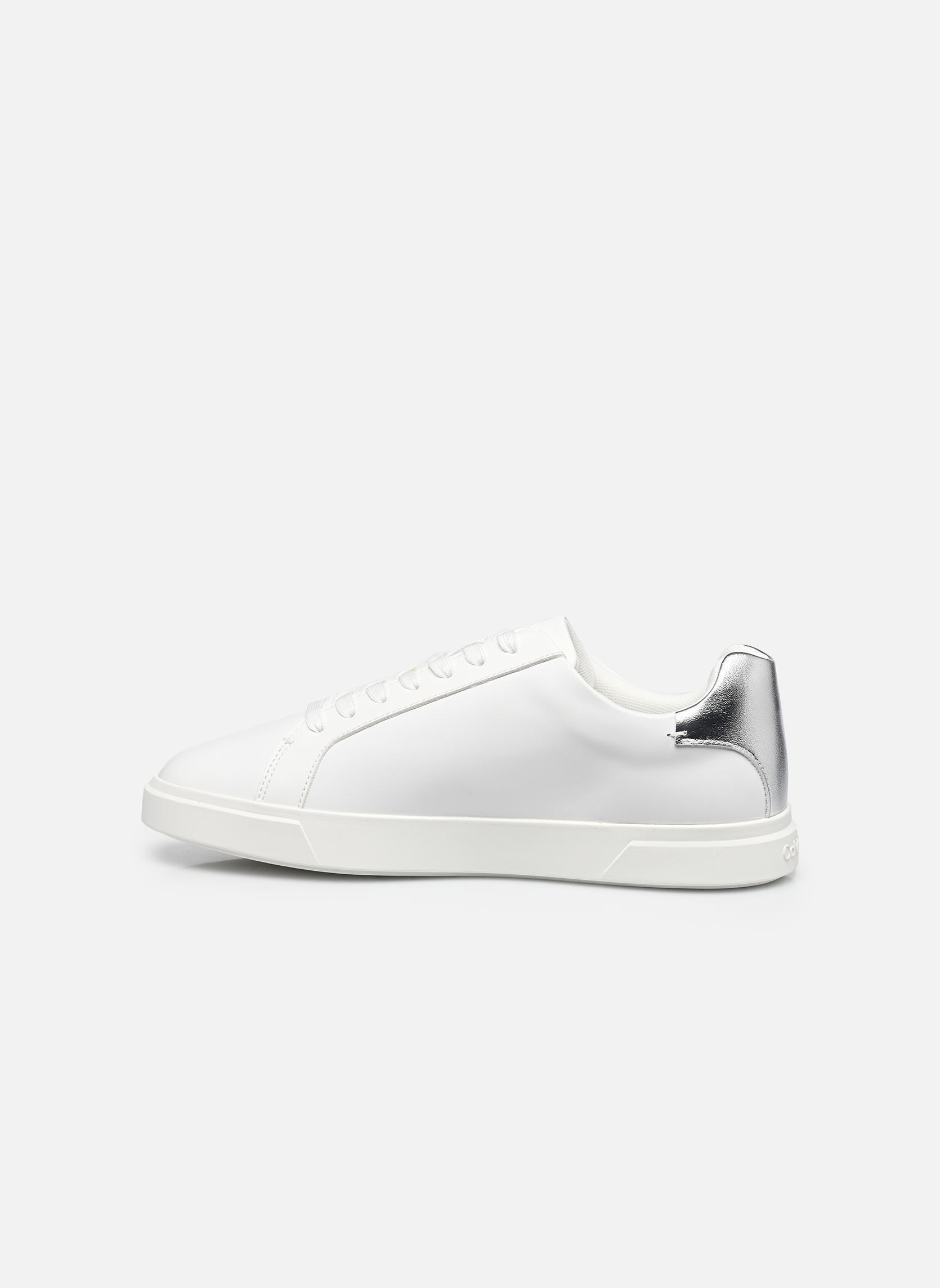 Sneaker LOW PRO CUPS LACEUP damen weiß Calvin Klein Sneaker LOW PRO CUPS LACEUP damen weiß BRIGHT WHITE/SILVER